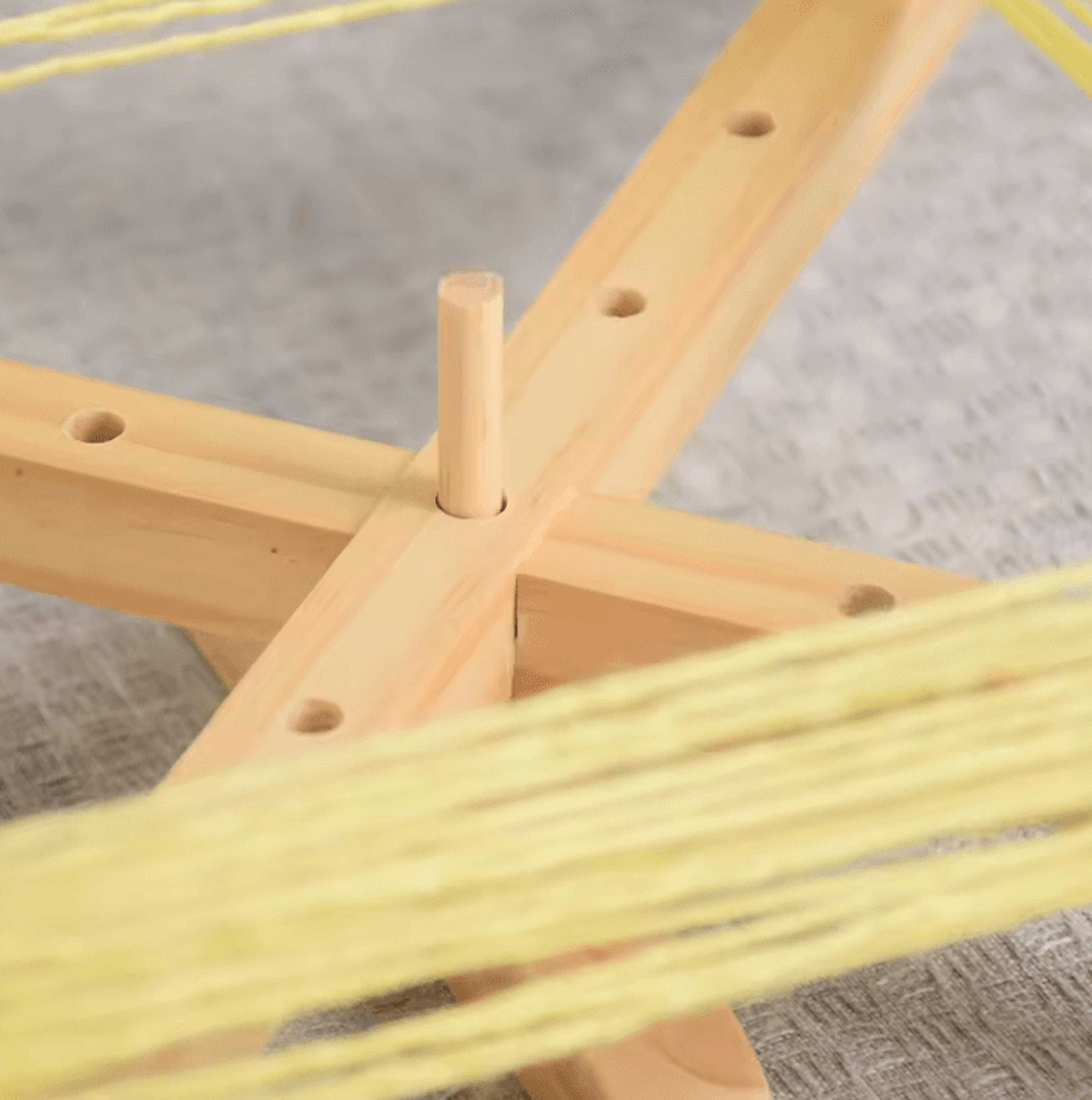 Wooden Yarn Swift Winder  Adjustable Skein Holder For Knitting And Crochet 4