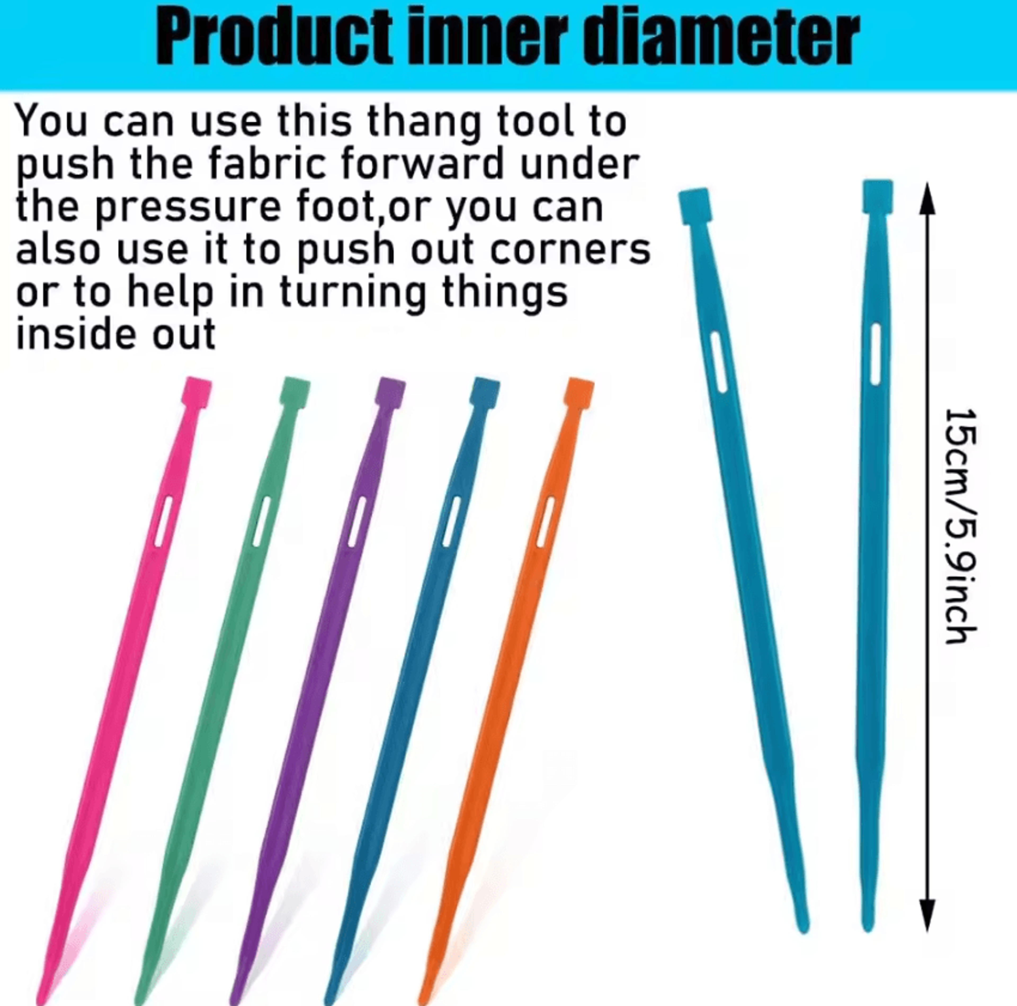 5Piece Elastic Band And Drawstring Threading Tool Set 2