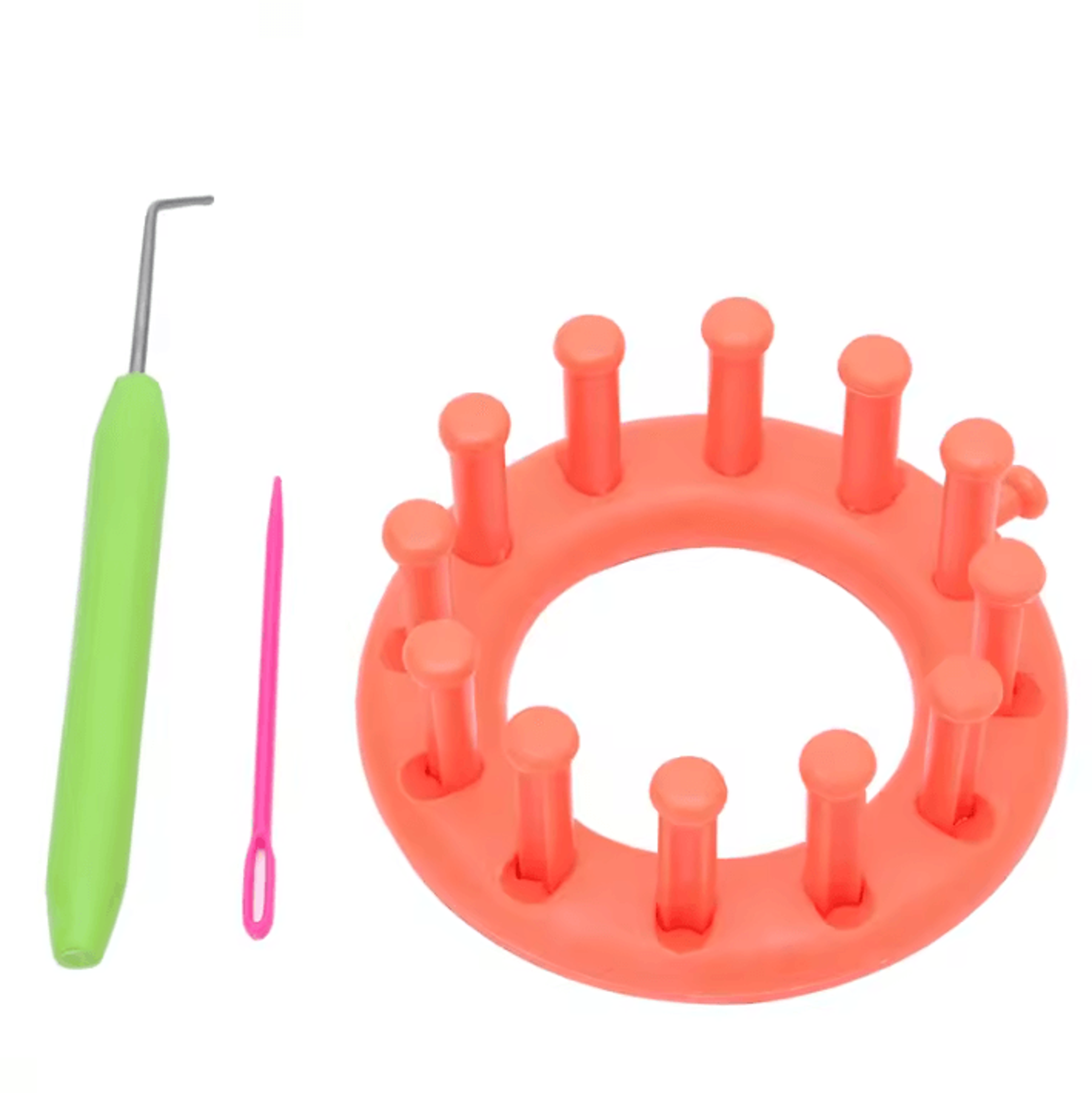 Mini Circular Knitting Loom Kit For Hats Scarves  Yarn Crafts 0