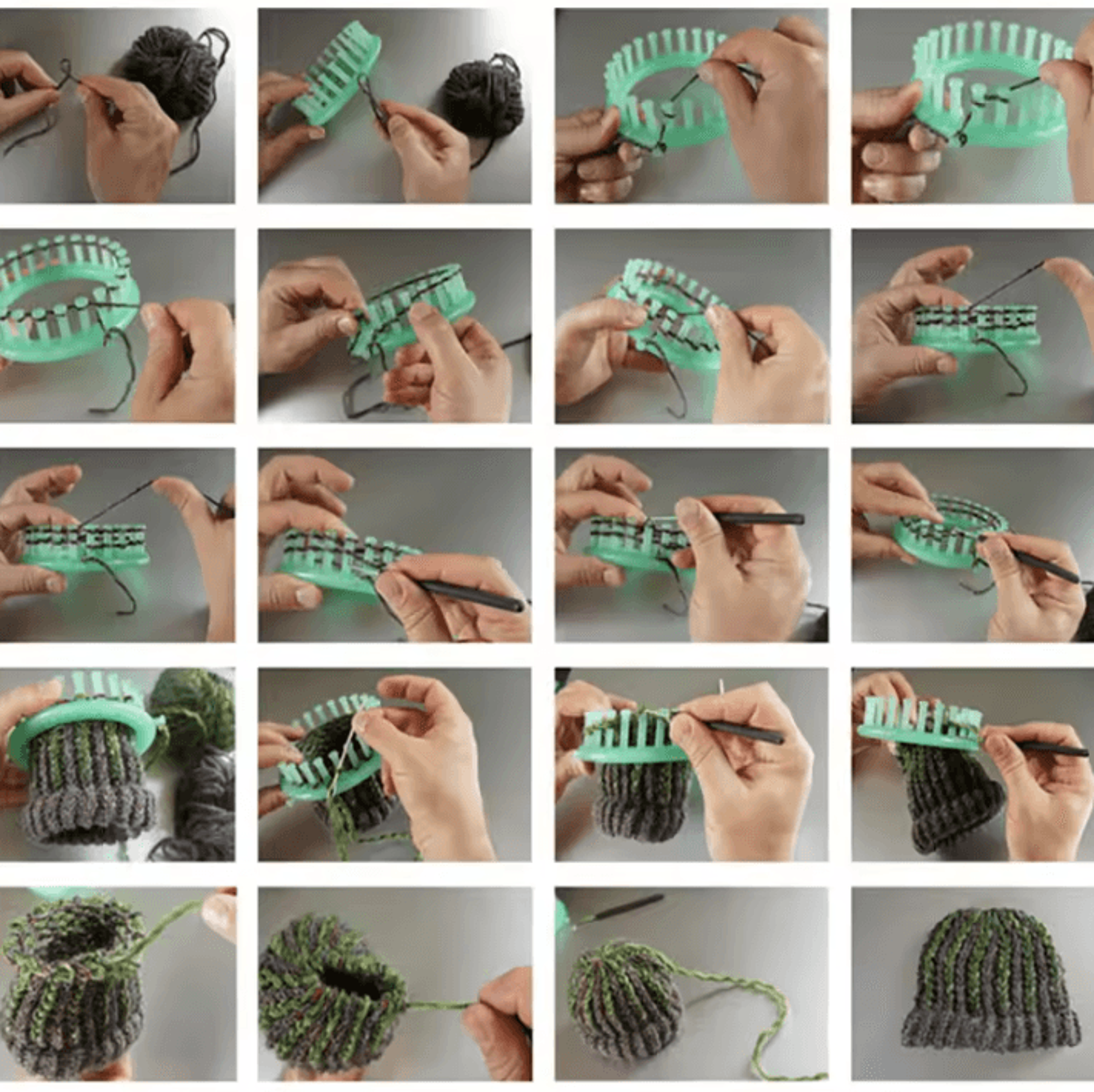 Mini Circular Knitting Loom Kit For Hats Scarves  Yarn Crafts 3