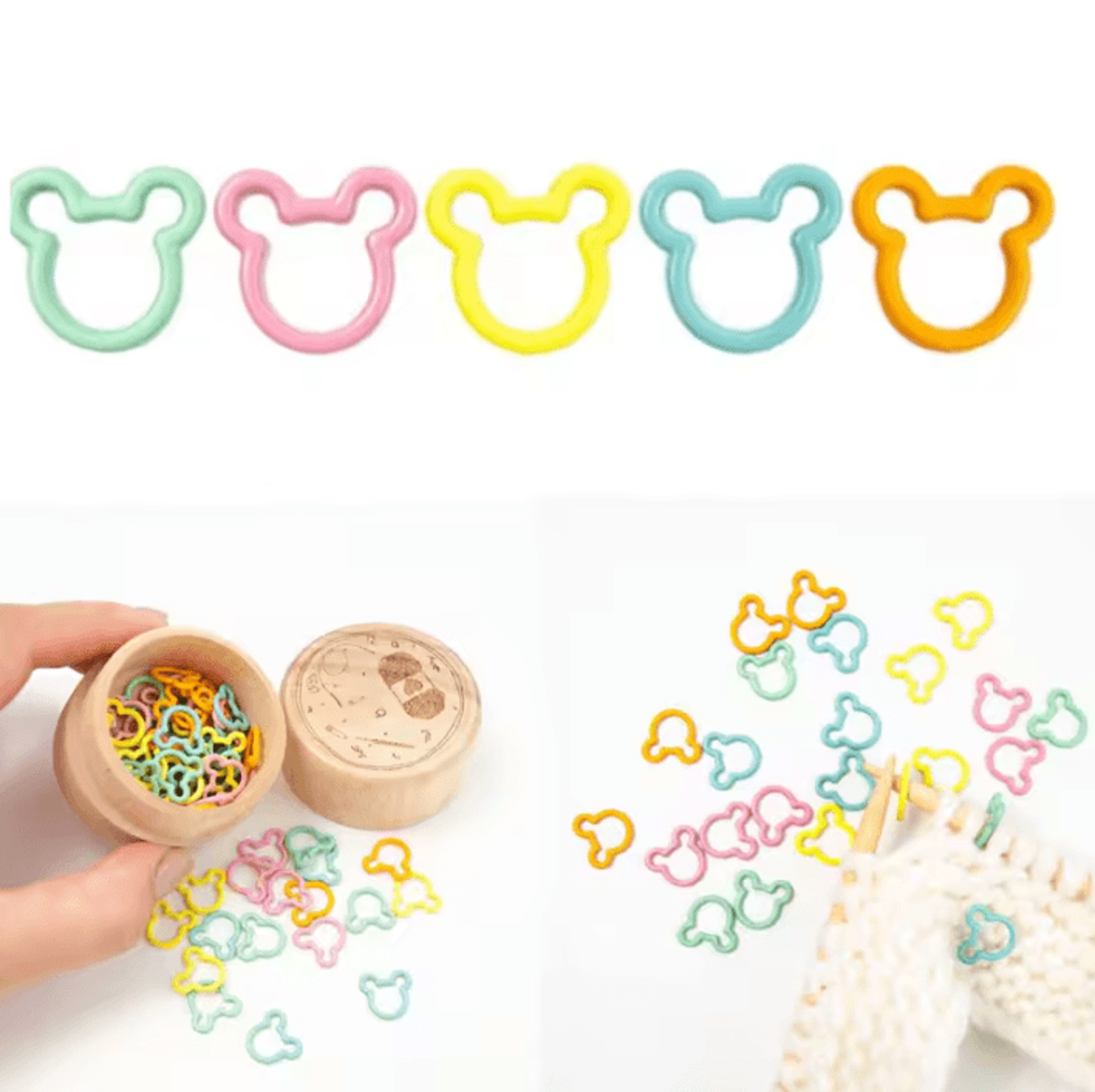 30Piece Bear Stitch Markers For Knitting And Crochet 0