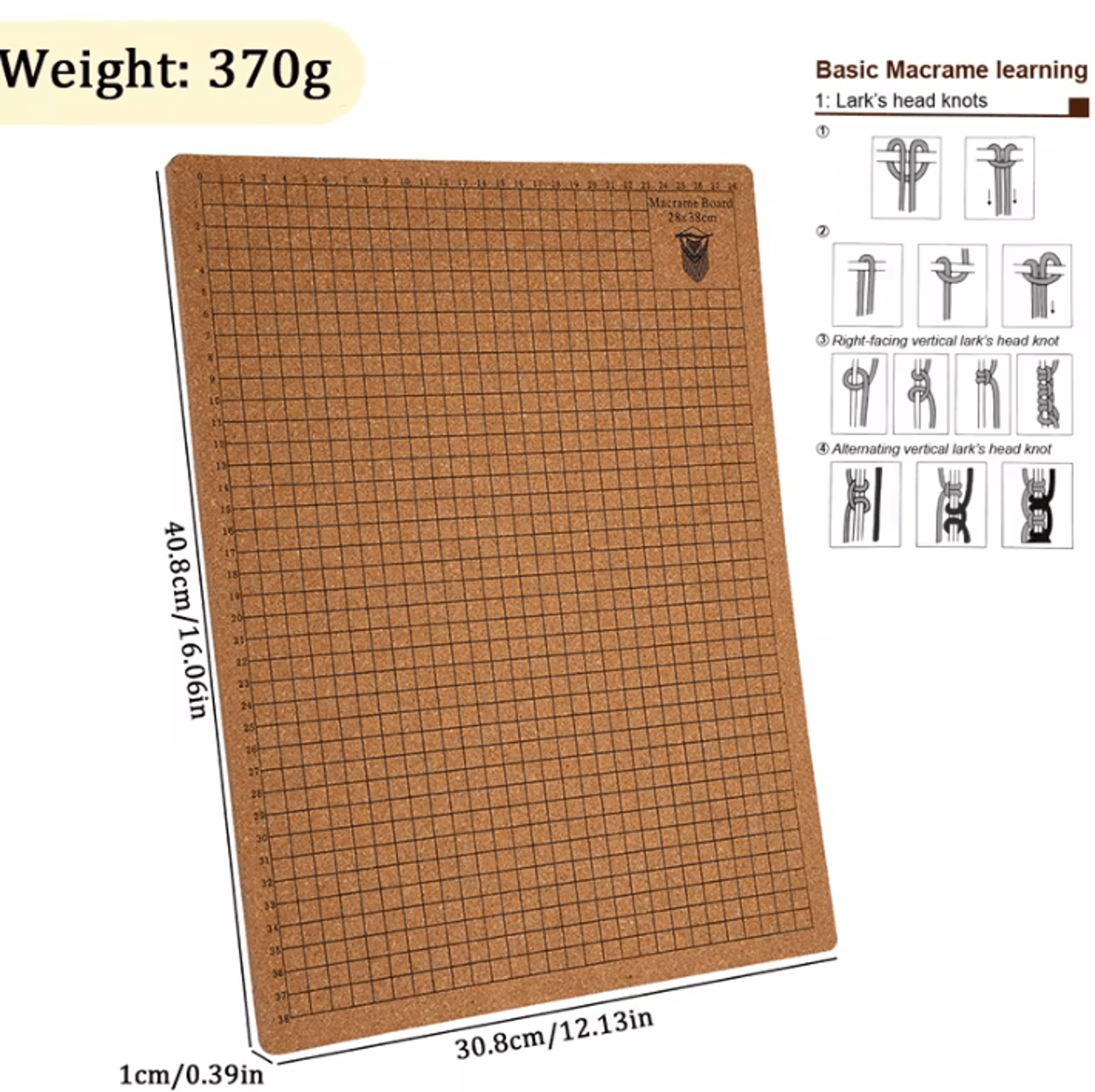 11x15 Inch DoubleSided Macrame Braiding Board For Jewelry Making 4