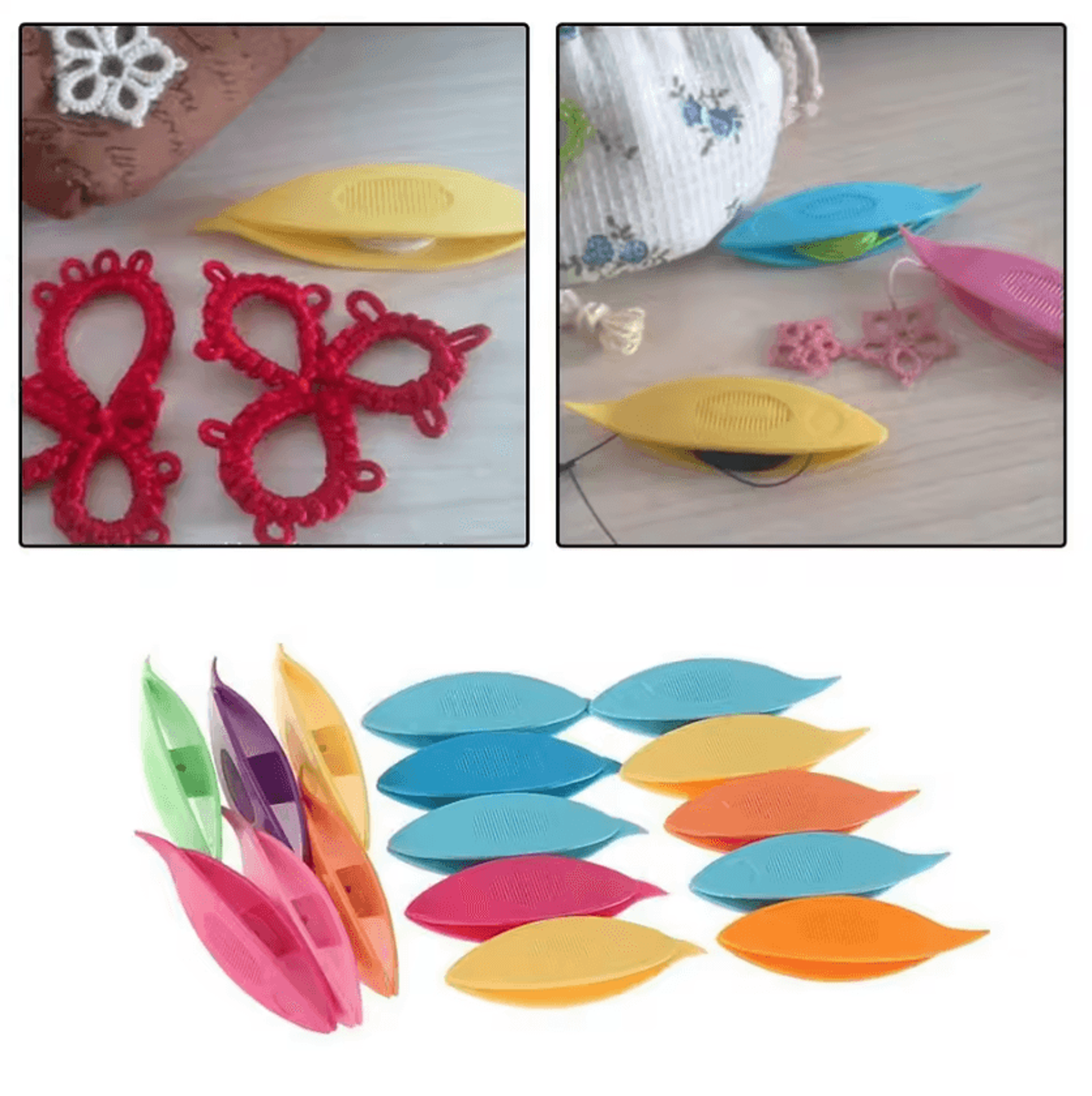 59Piece Tatting Shuttle Set For Lace Making  DIY Crafts 0