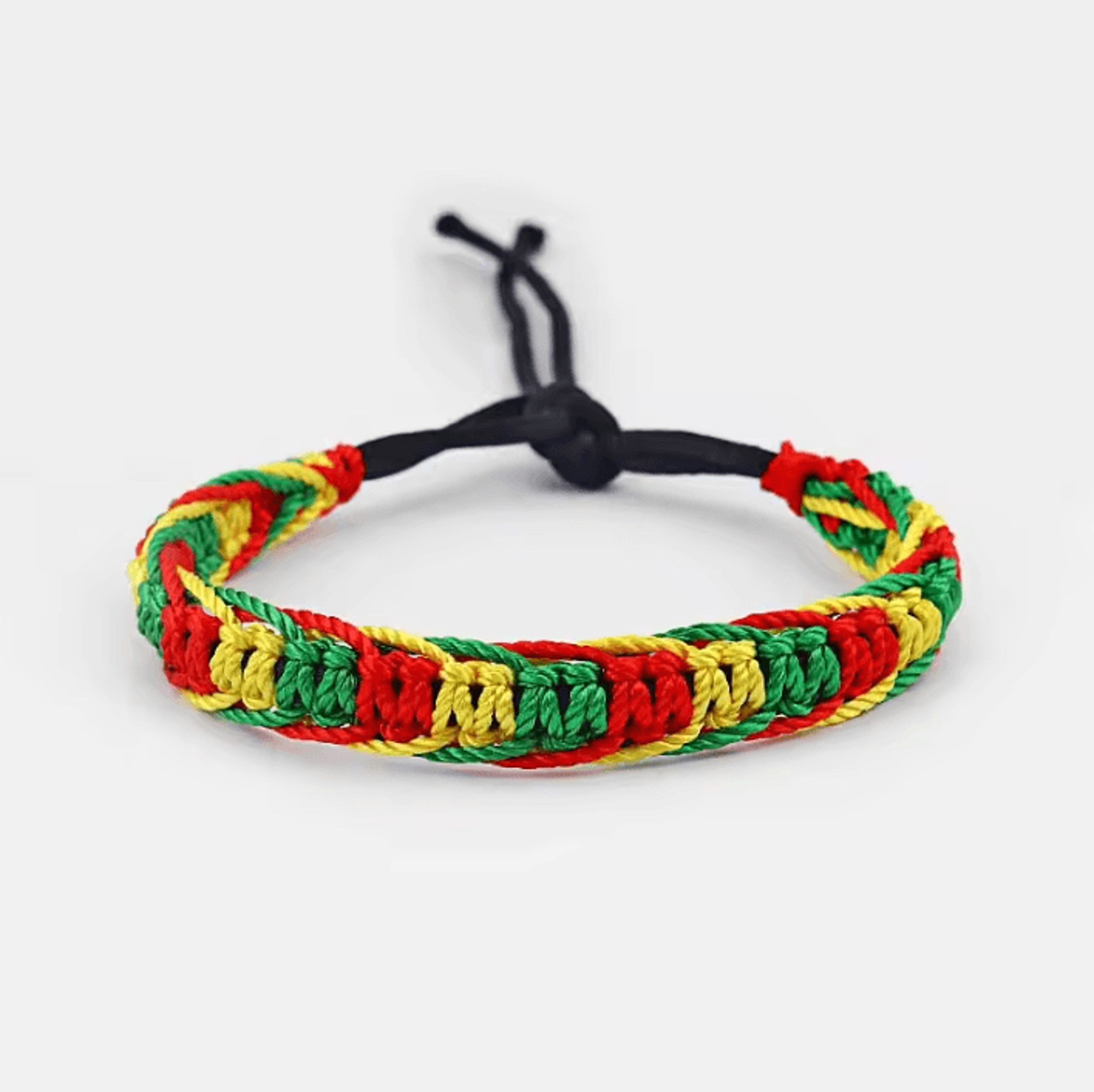 Adjustable Rasta Friendship Bracelet  Jamaican Reggae Boho Wristband 8