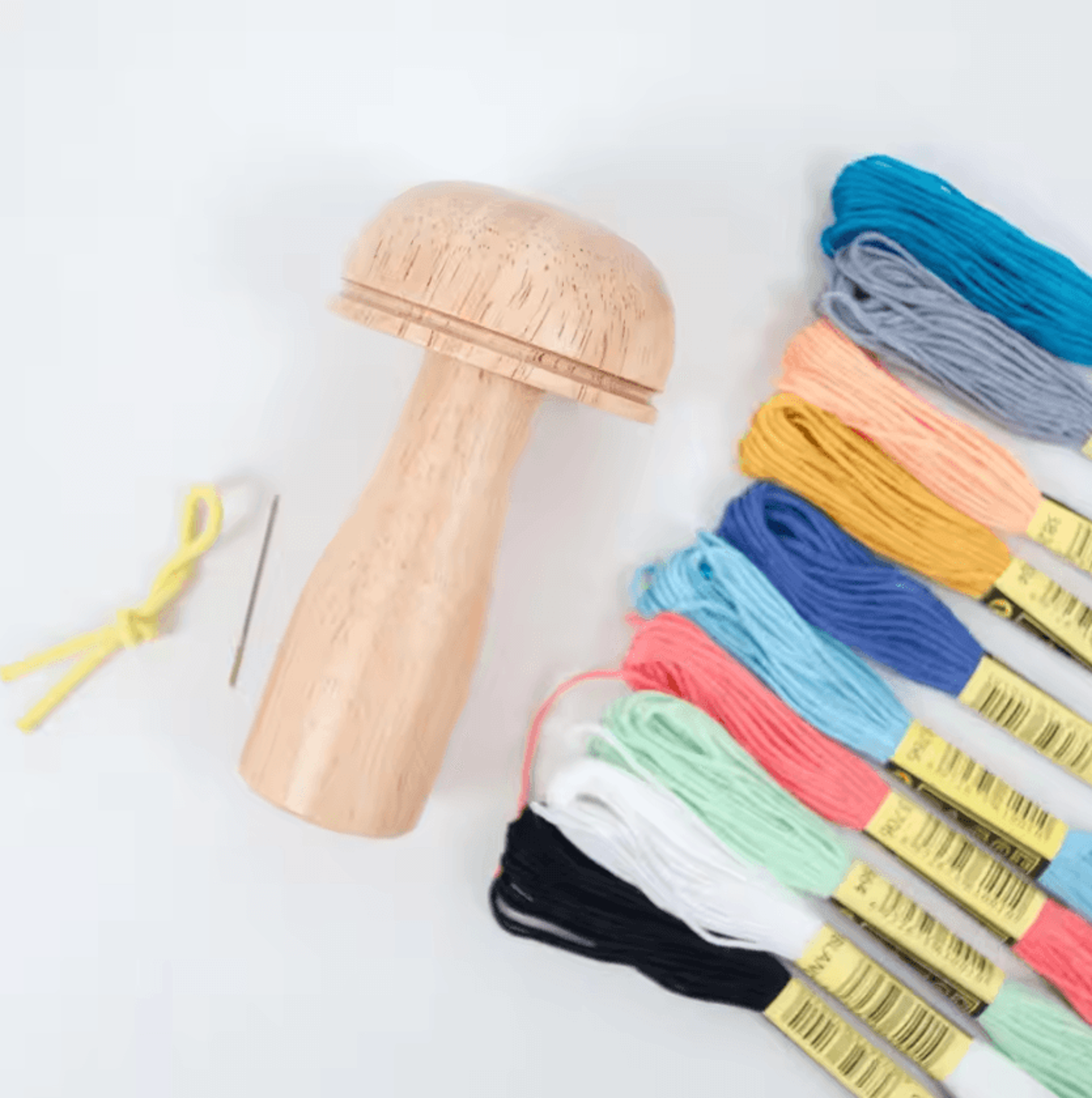 Portable Mushroom Darning Patch Maker Kit For Socks Sweaters  Jeans 3