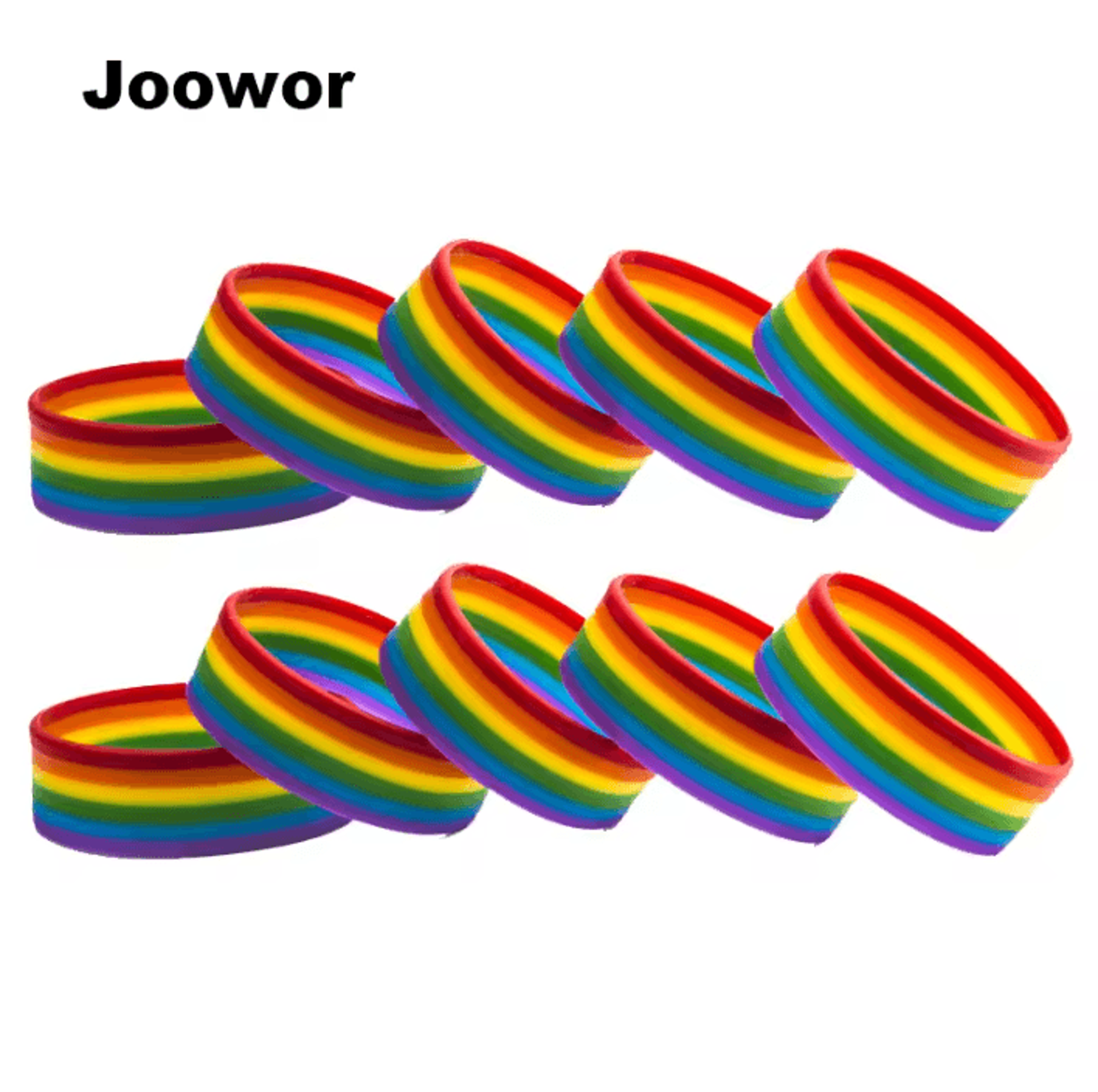 LGBTQ Pride Silicone Wristband Bracelet 0