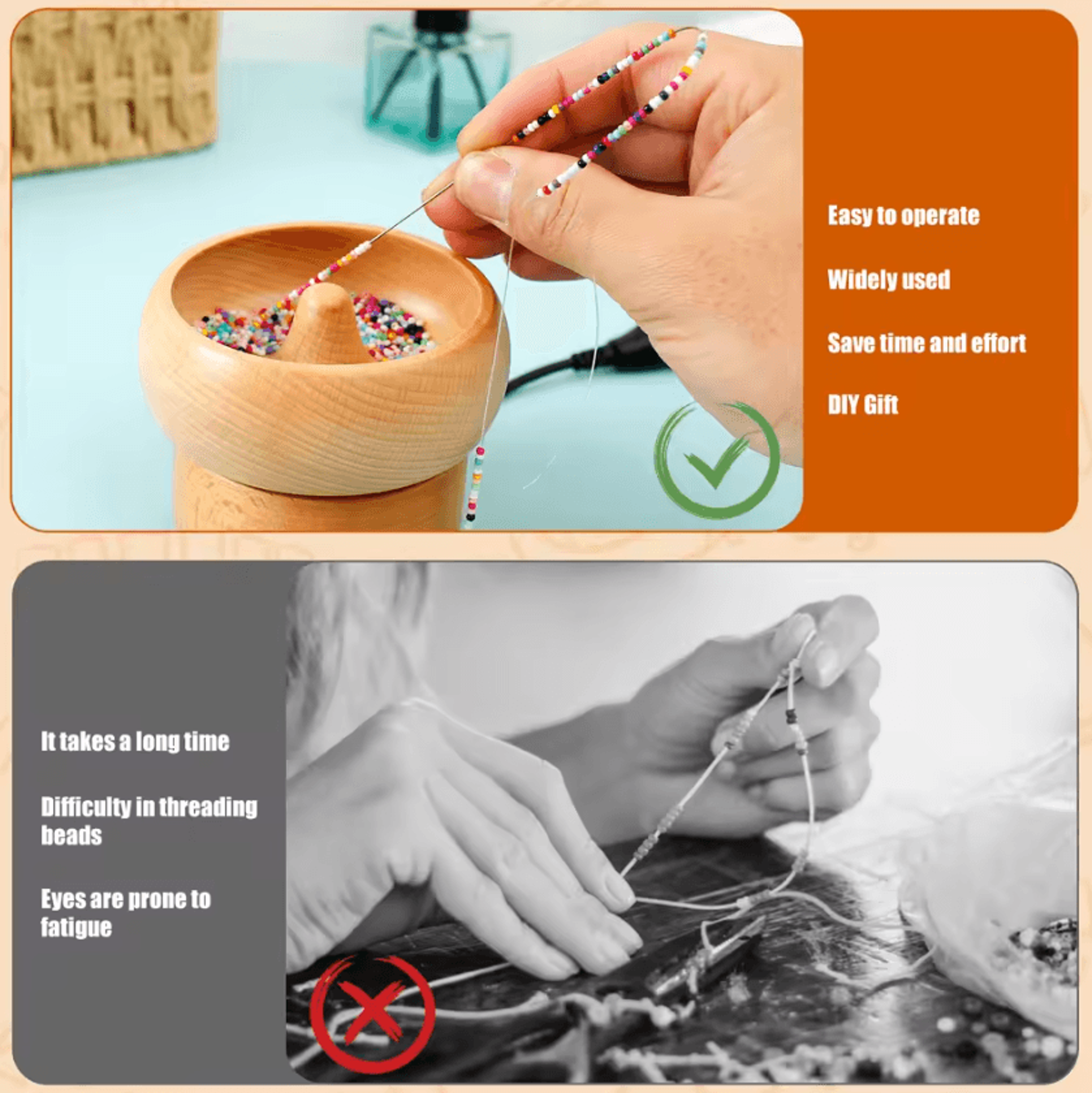 Electric Bead Spinner For Bracelet And Jewelry Making 2