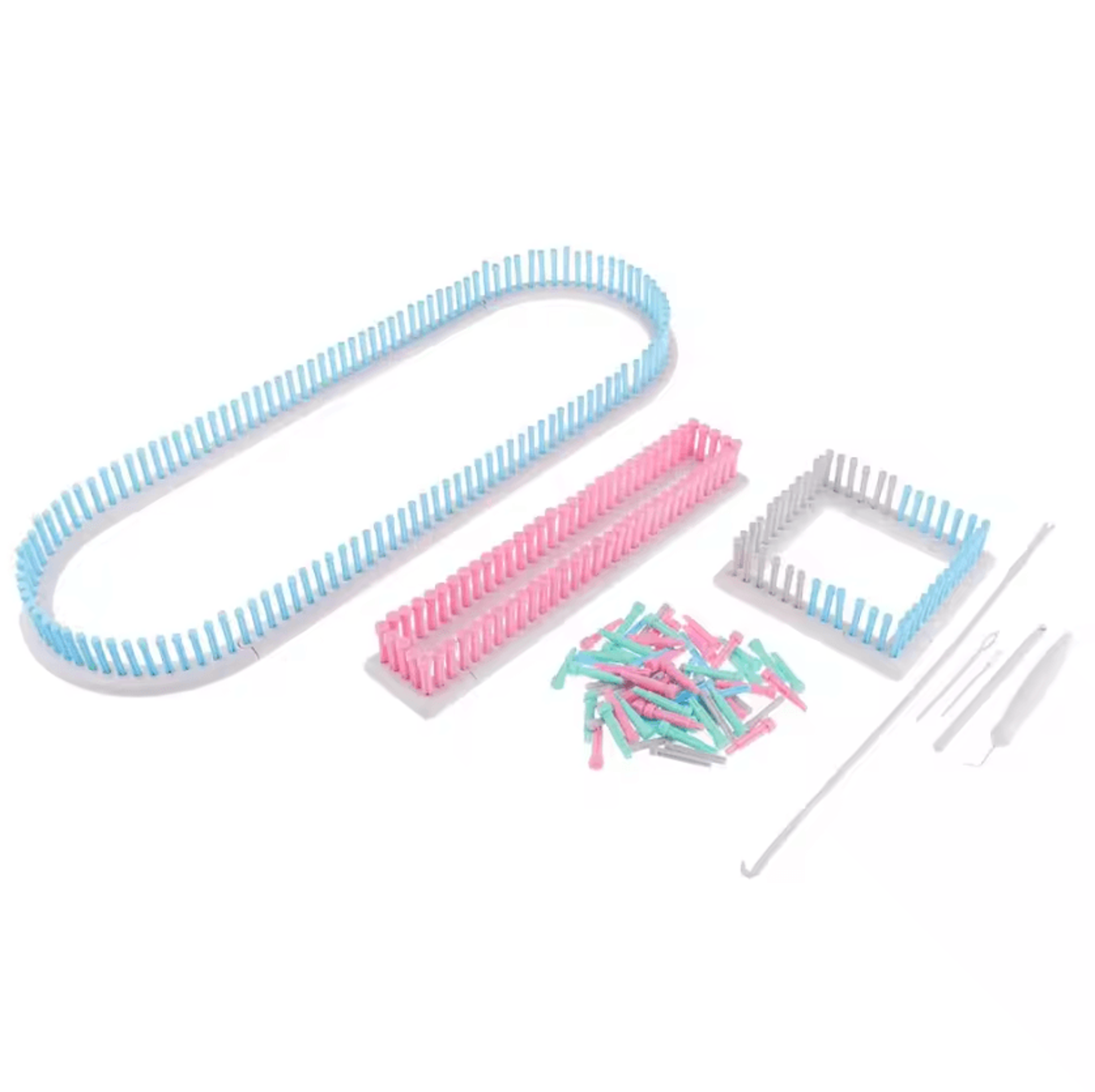 Long Knitting Loom Set For Scarves Hats And Blankets 1