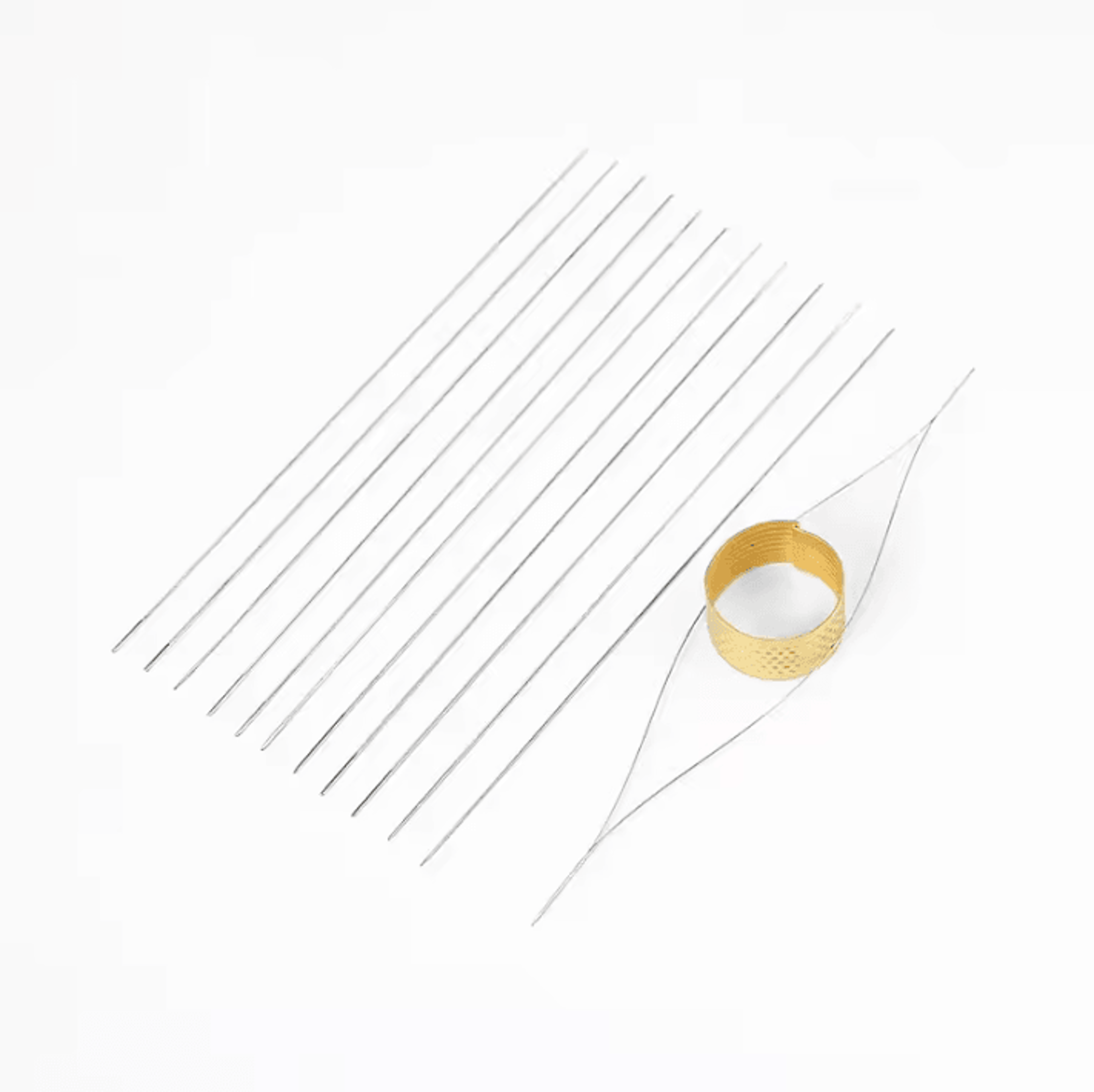 5Piece Big Eye Curved Beading Needle Set For Jewelry Making 4