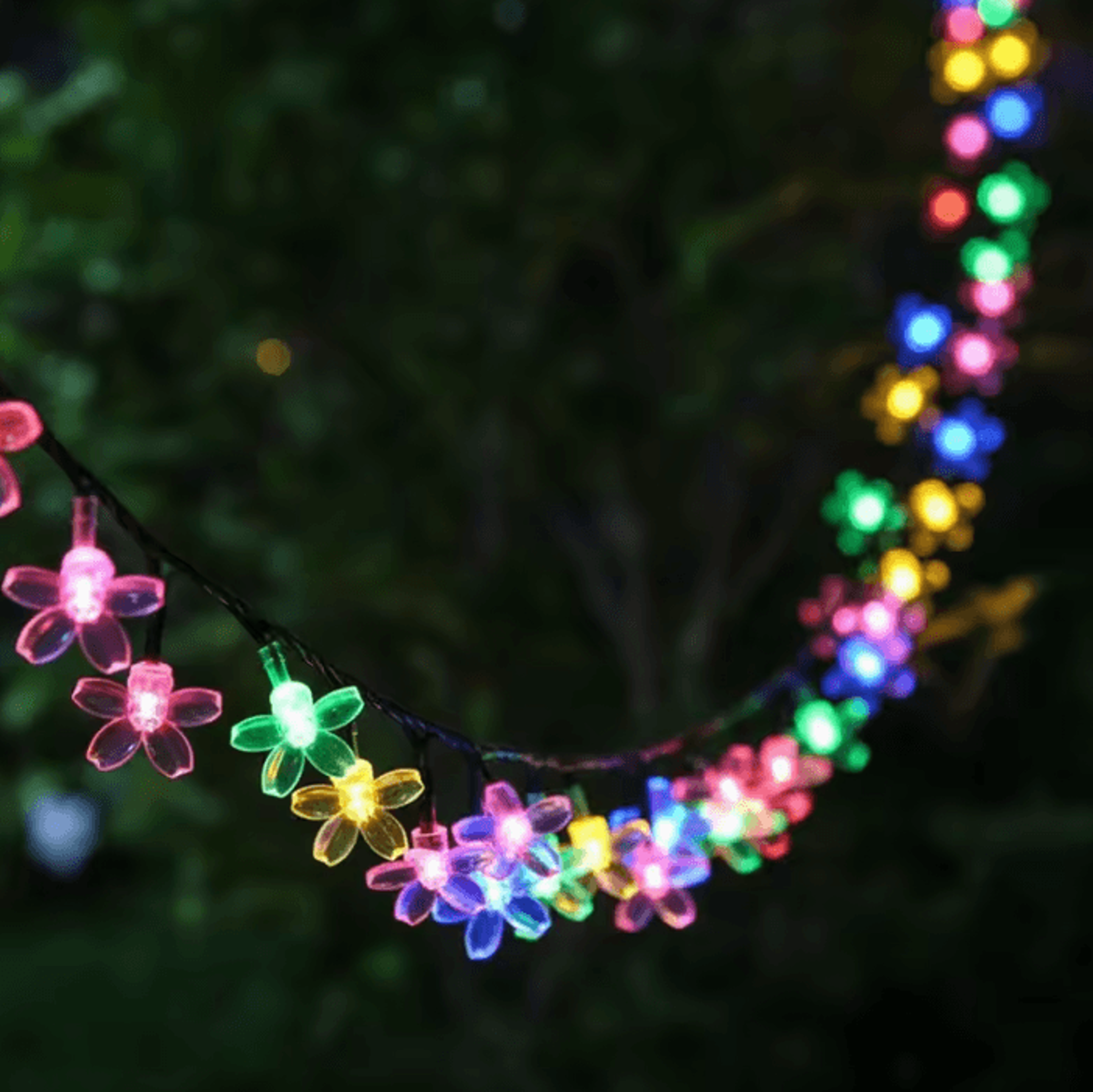2050100 LED Solar Cherry Blossom String Lights 2