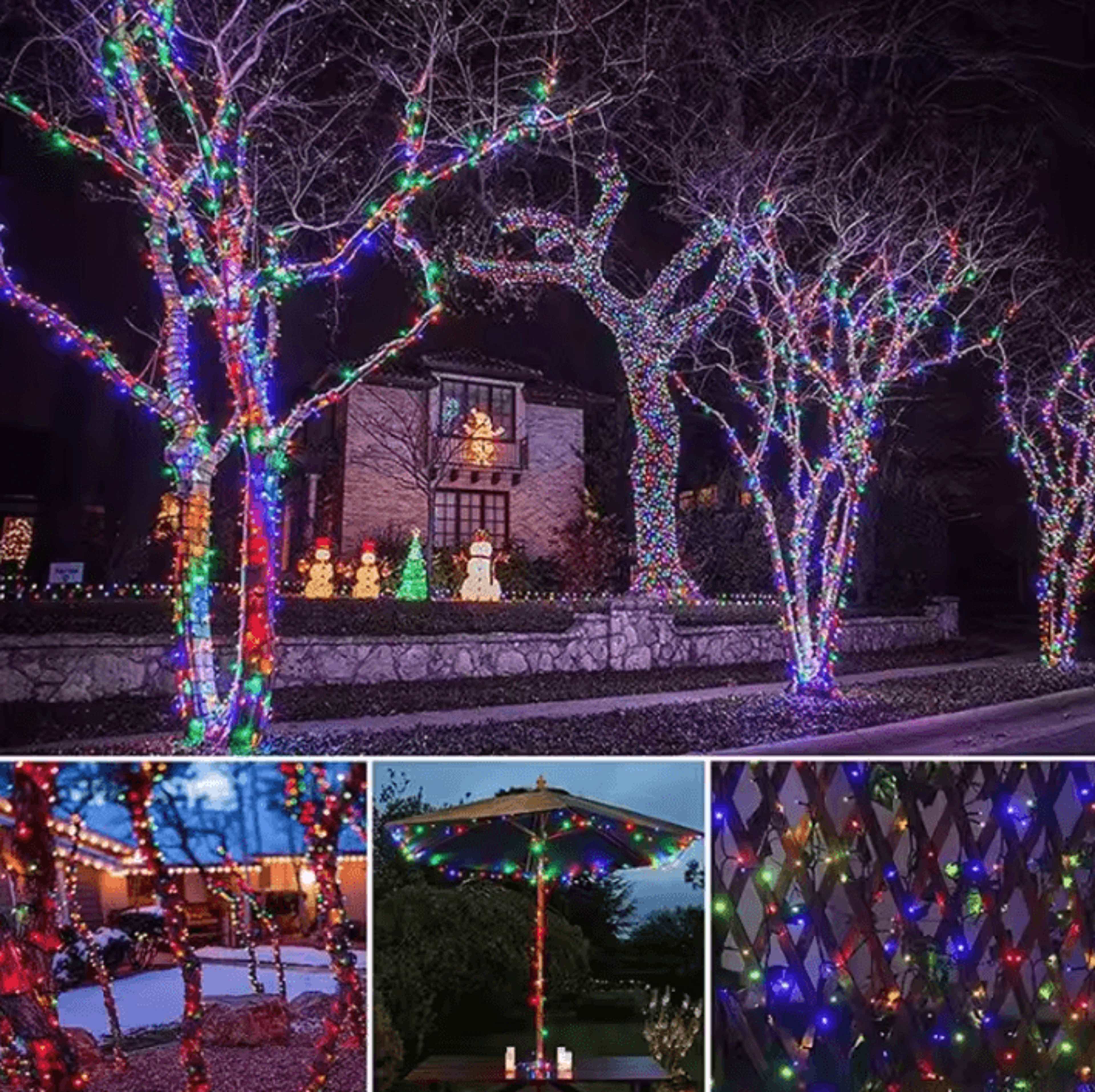 12M 100 LED Solar Fairy String Lights 2