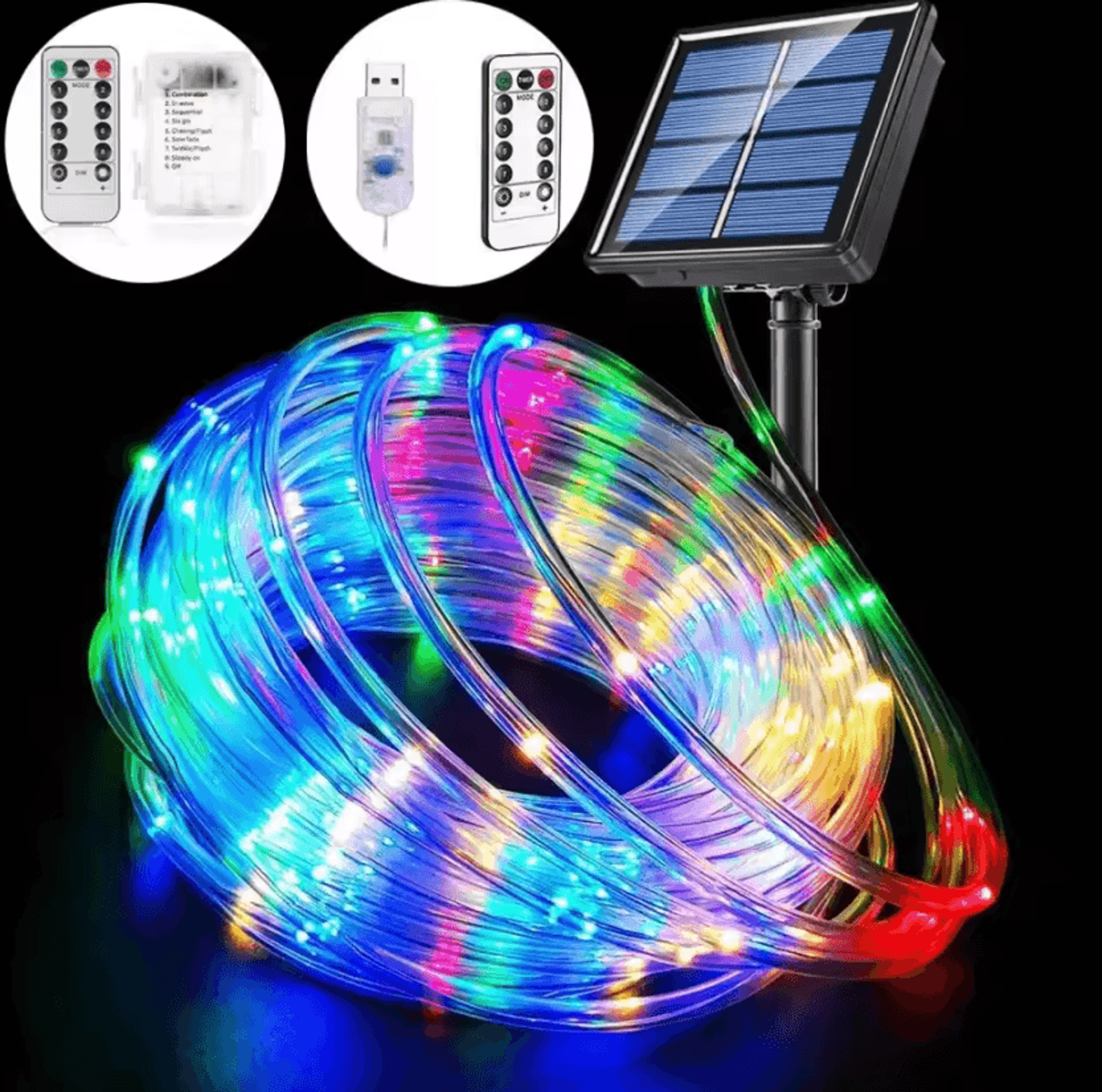 Solar LED Star String Lights For Outdoor Garden Decor 1