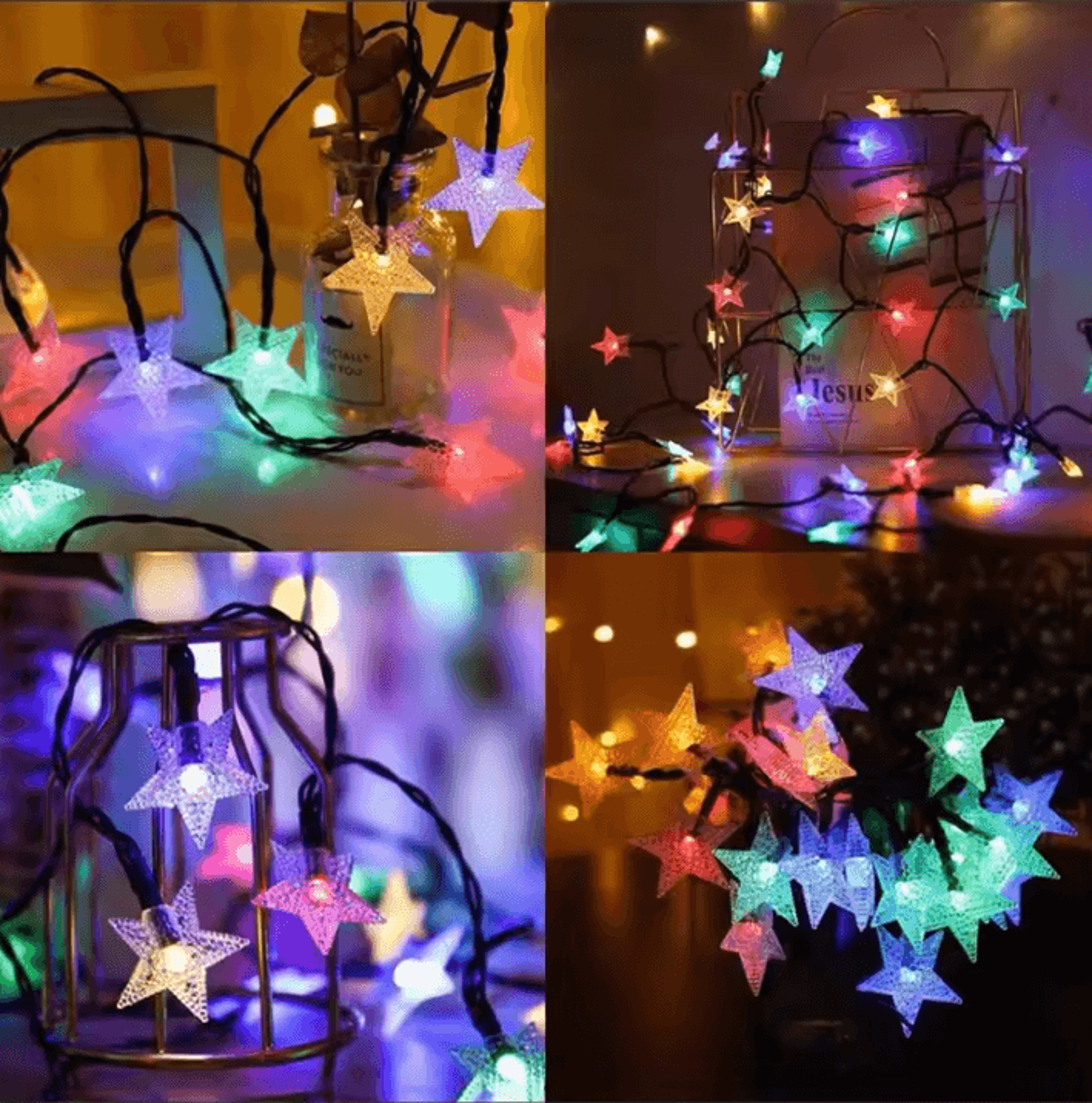Solar Star String Lights With 8 Twinkle Modes 4