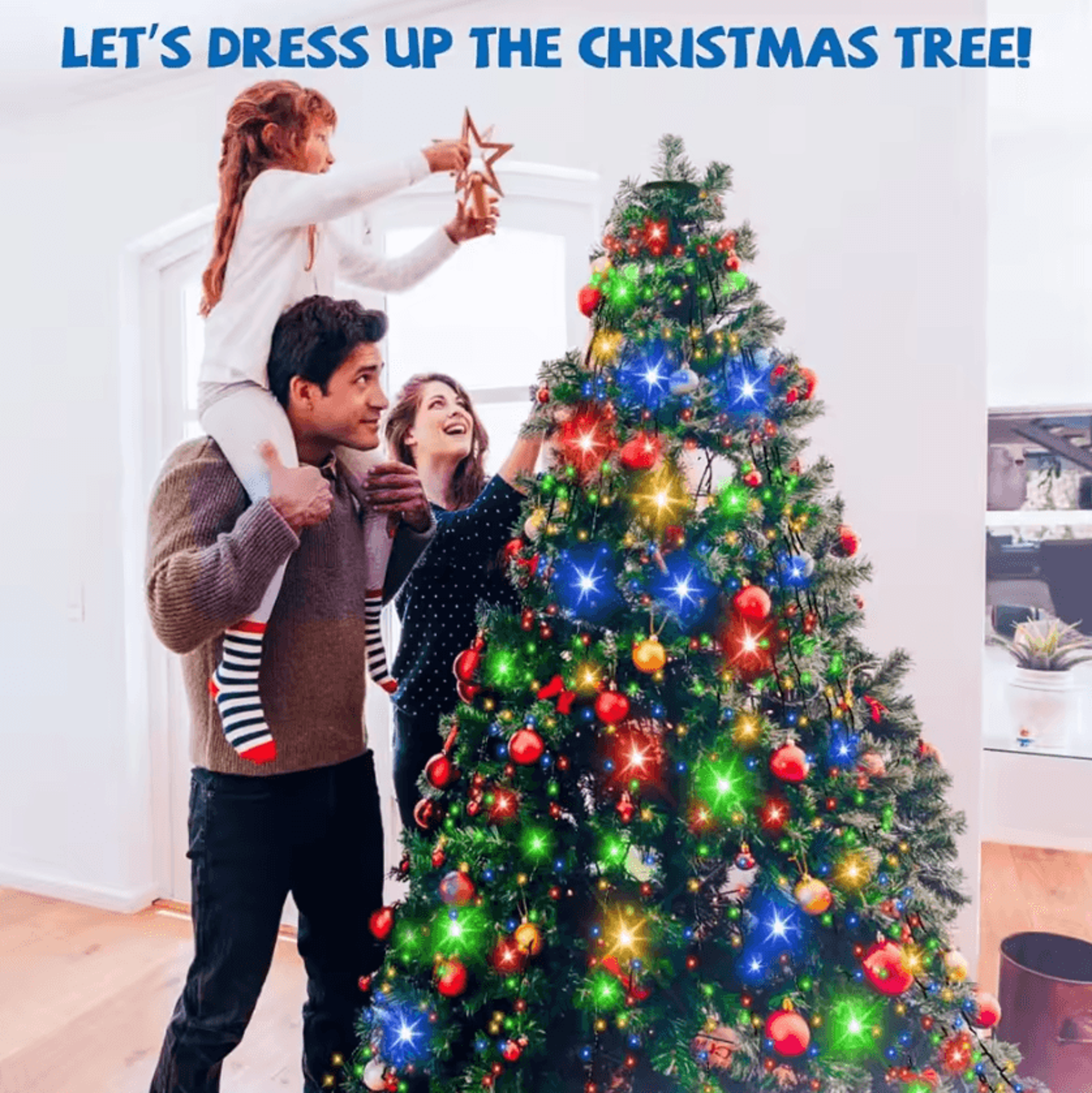 21M Smart Christmas Tree String Lights With Star Topper 4