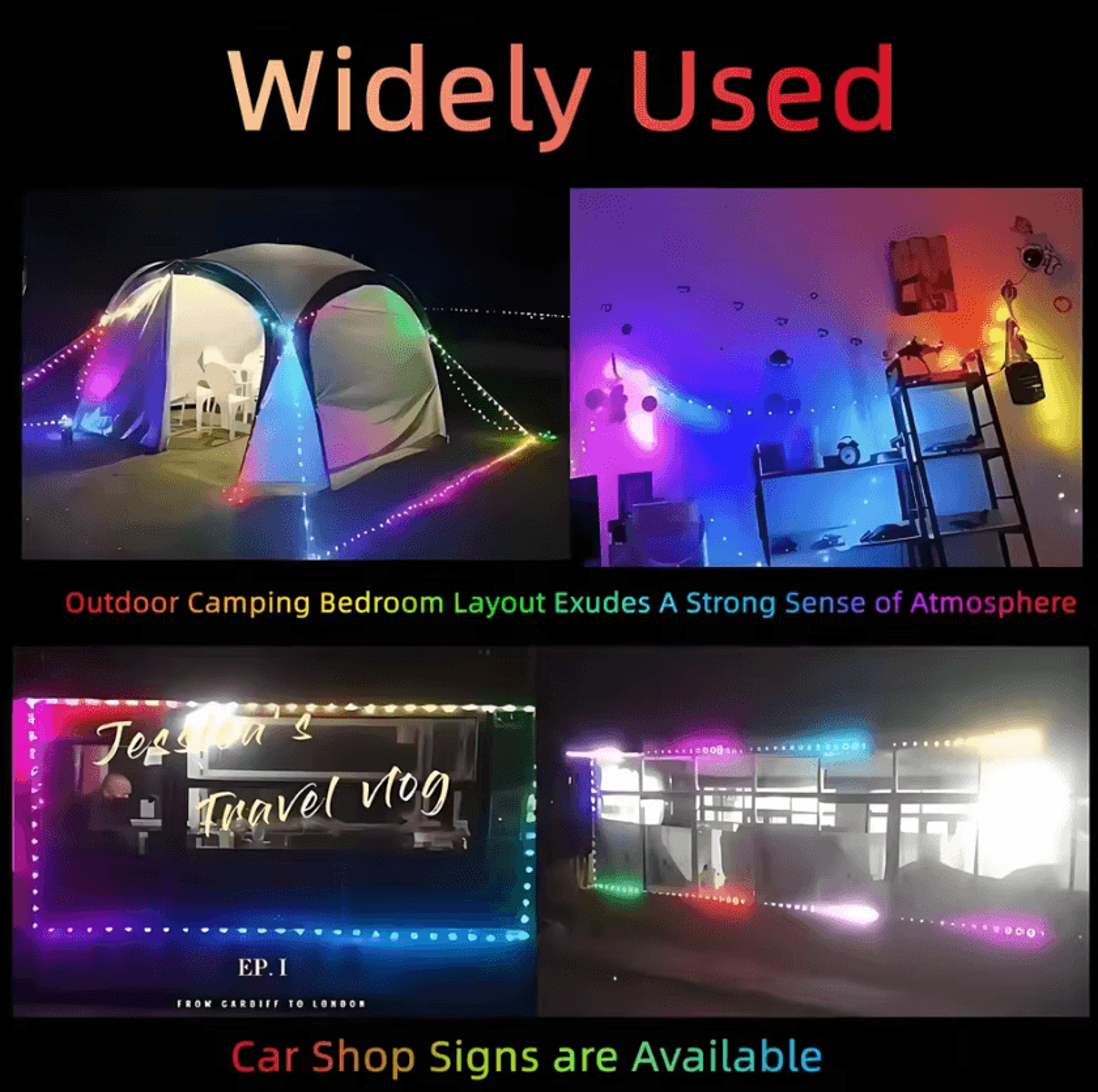 Smart Bluetooth Color Changing Fairy Lights With App Control 3