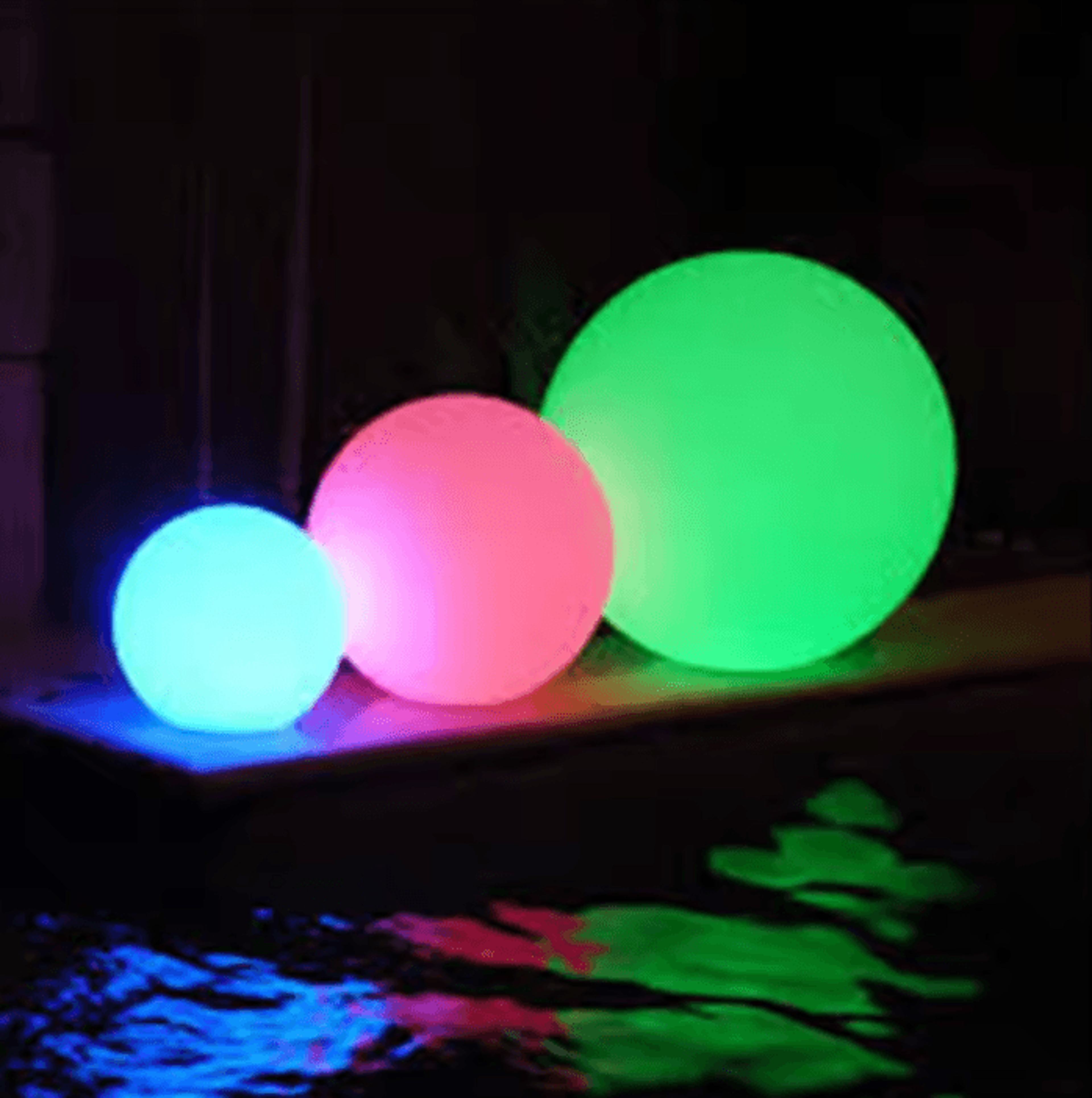 Solar RGB Floating Pool Ball Light With Remote Control 1
