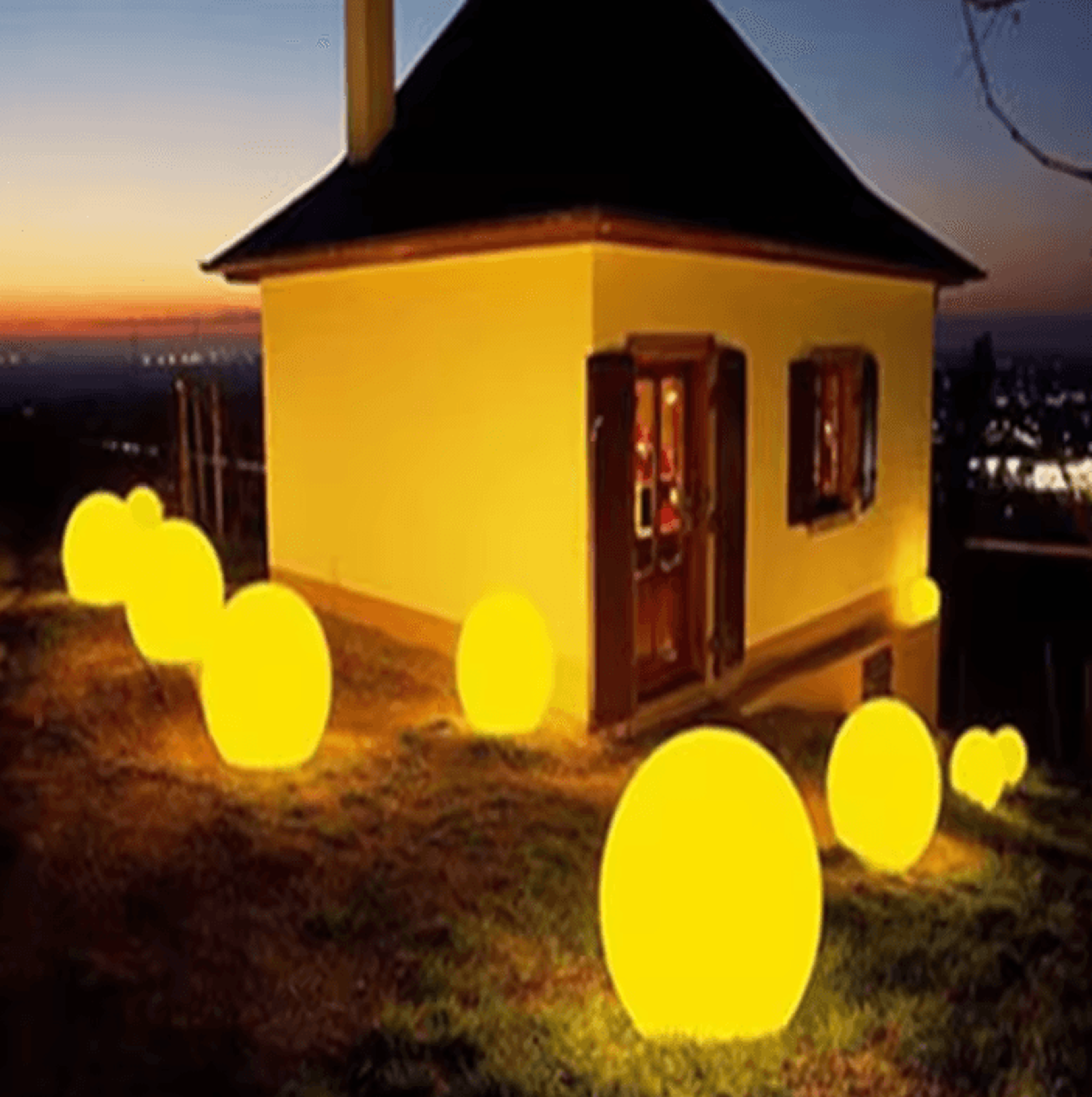 Solar RGB Floating Pool Ball Light With Remote Control 2