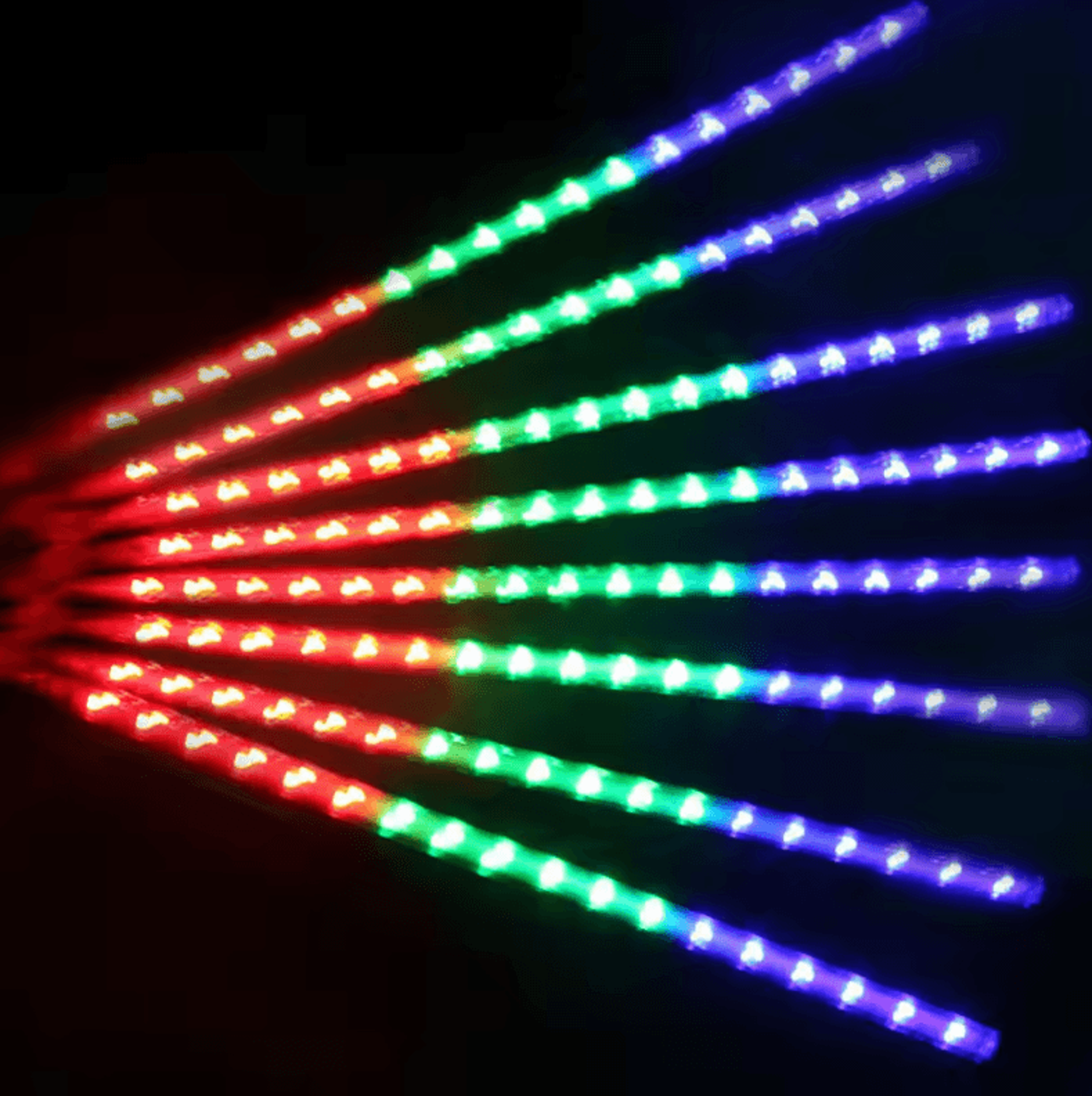Solar Meteor Shower Lights Waterproof Falling Rain Outdoor Lights 6