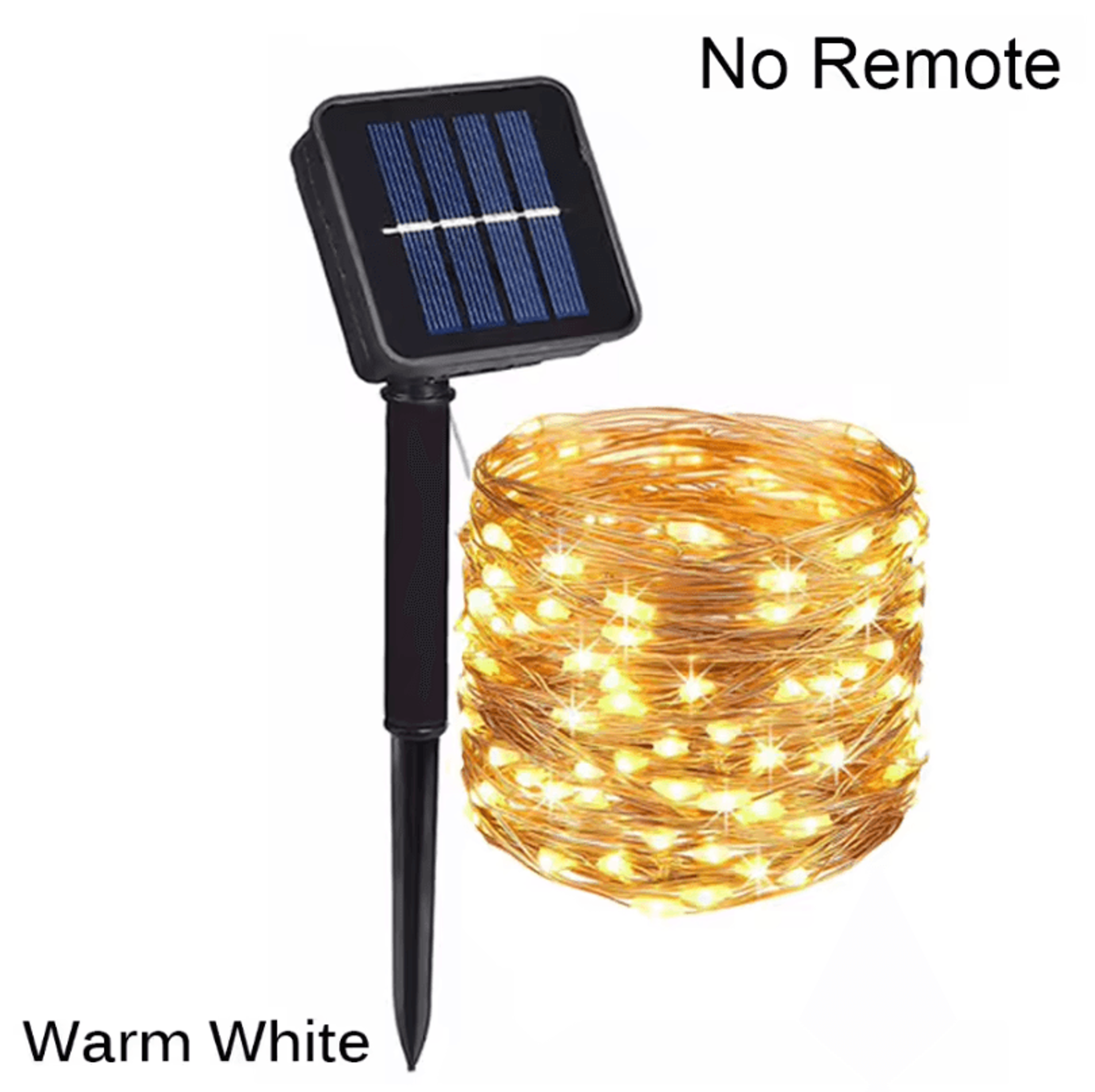 100M Solar Fairy String Lights With Remote Control 7