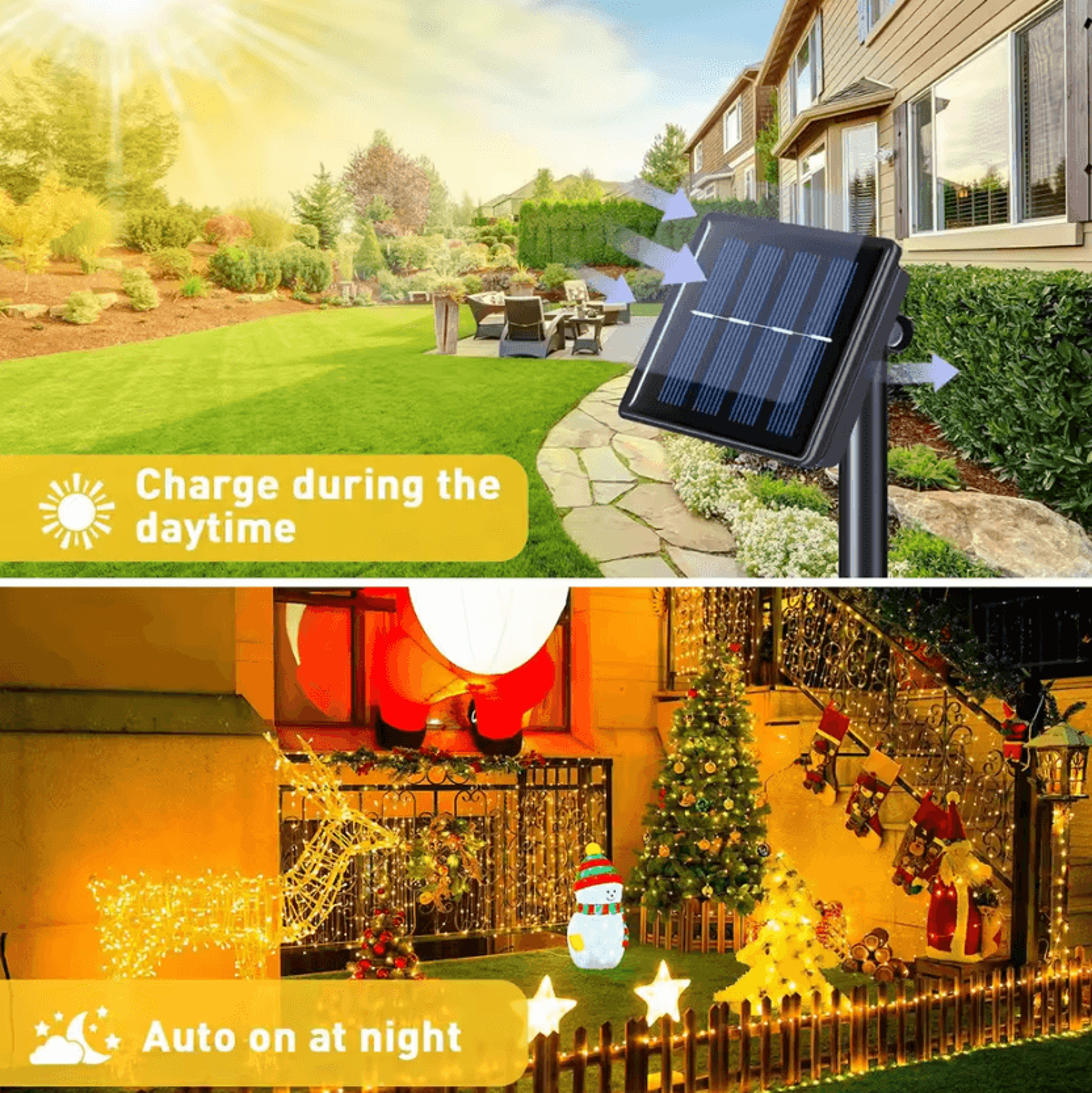 100M Solar Fairy String Lights With Remote Control 2