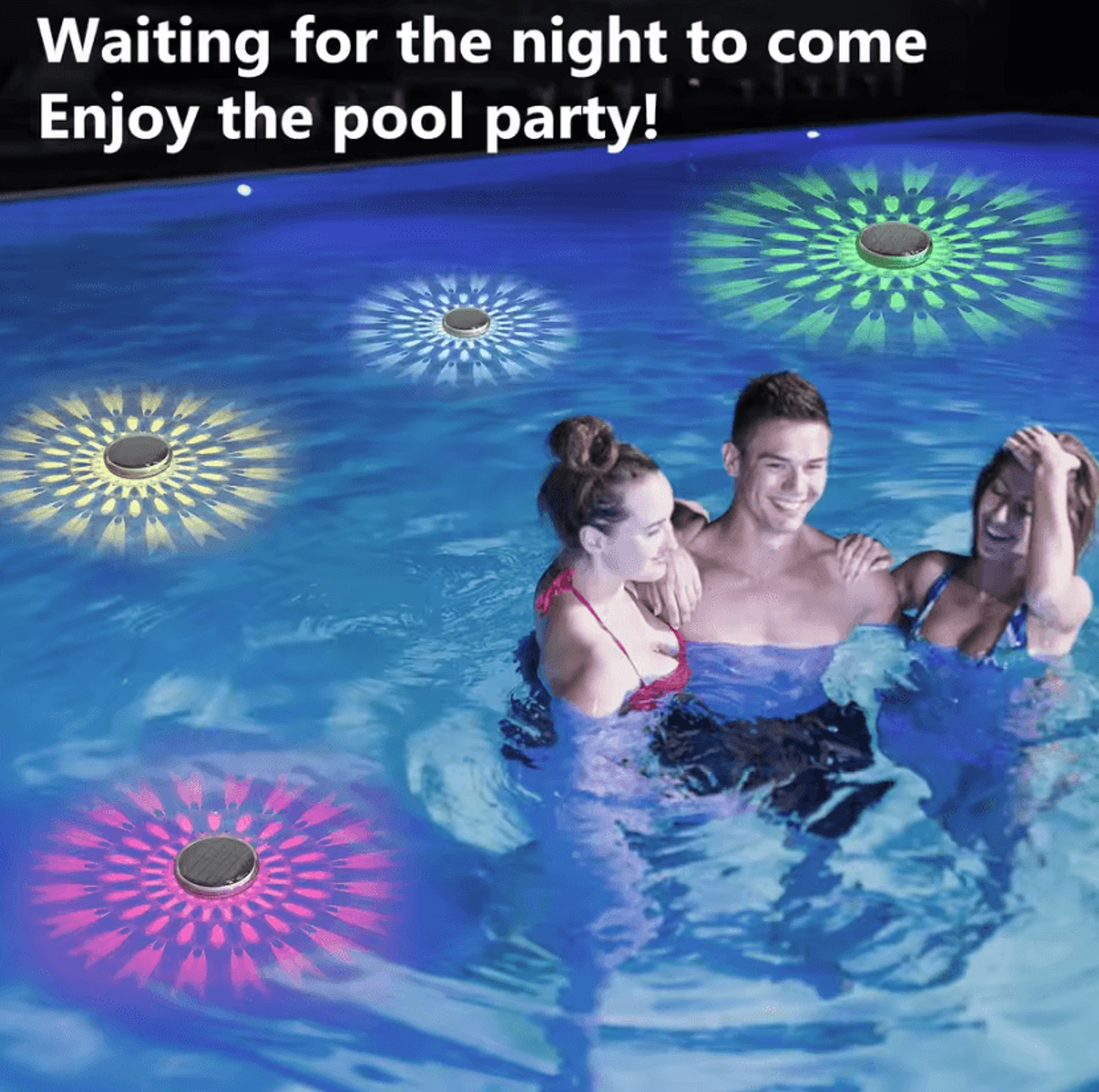 Solar Floating Pool Lights With Remote Control 5