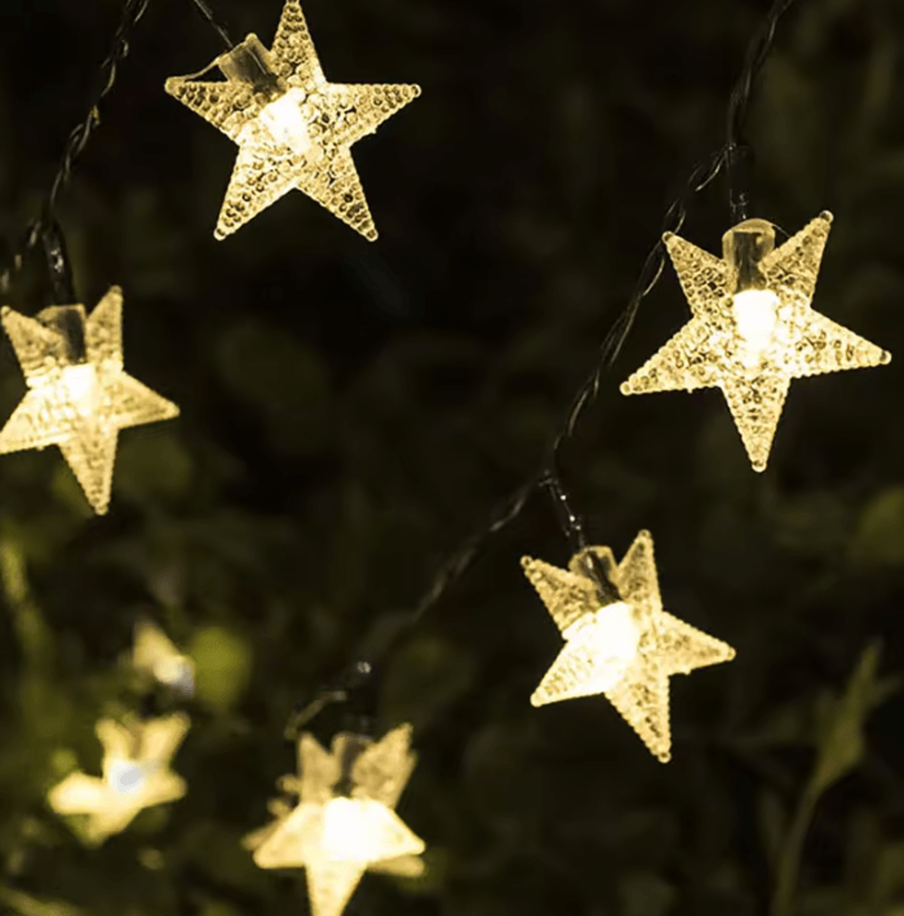 Solar Star String Lights For Outdoor Garden Decor 4
