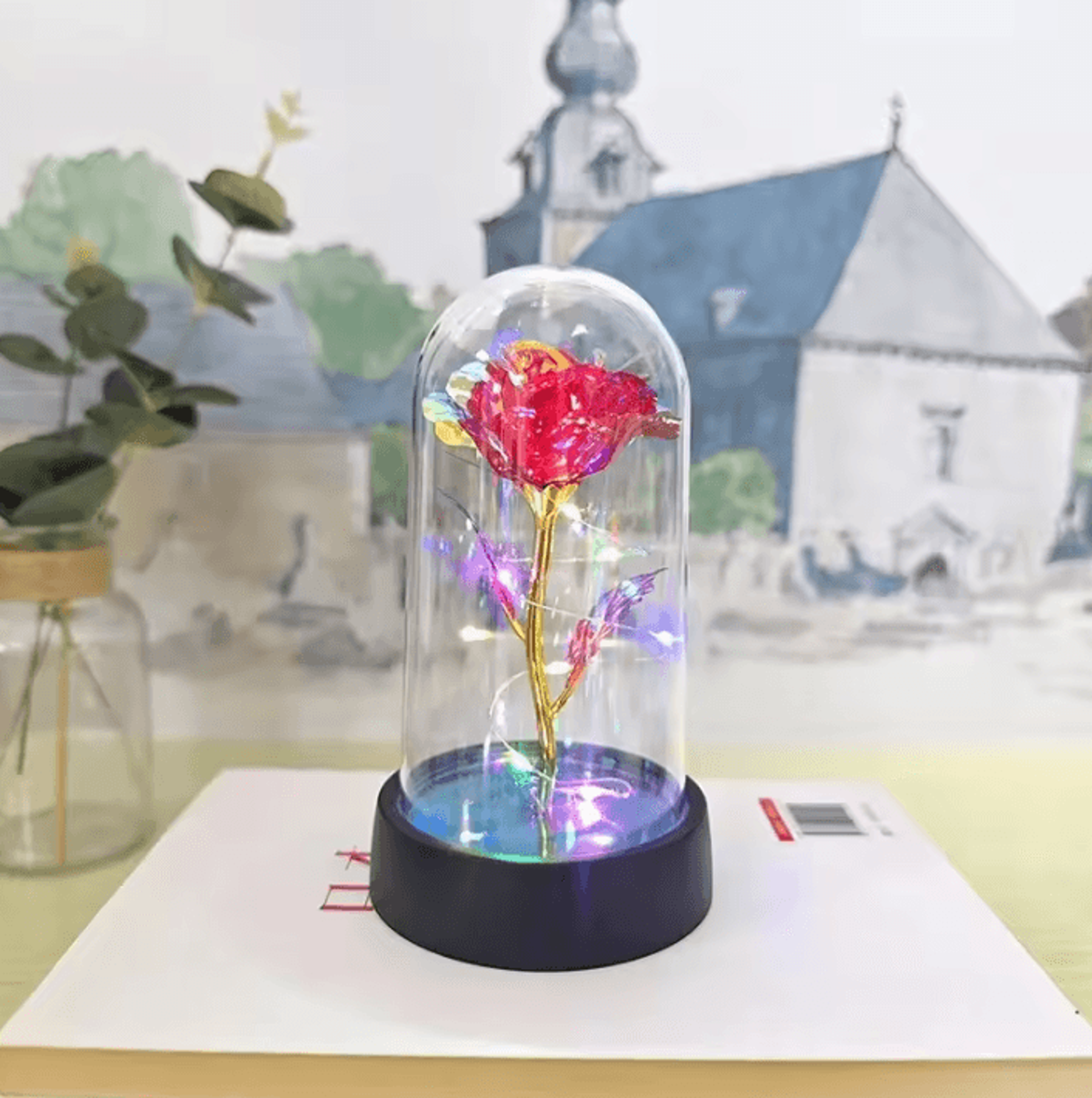 Eternal Rose LED Light Romantic Gift 11
