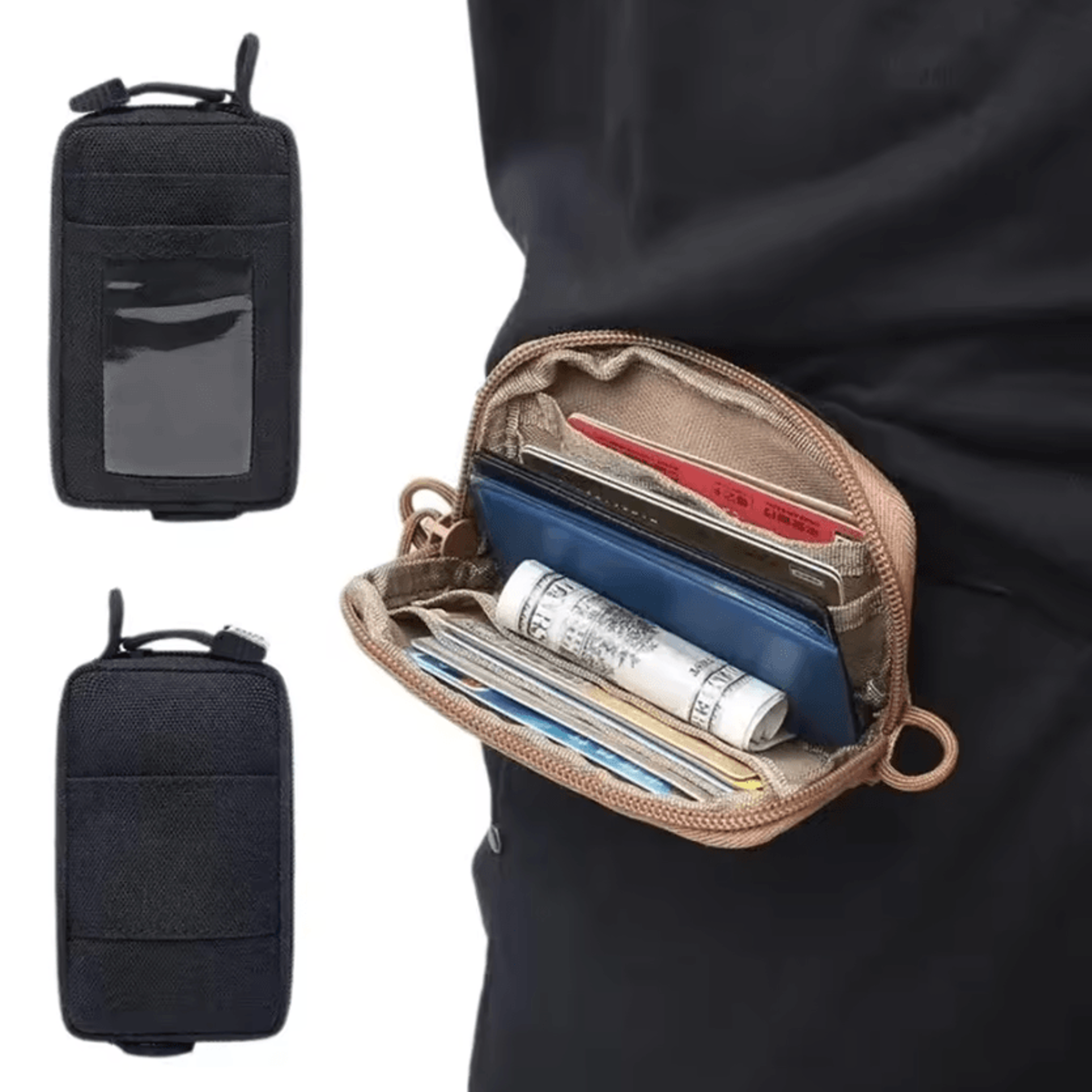 Compact EDC Waist Pouch For Everyday Essentials 0