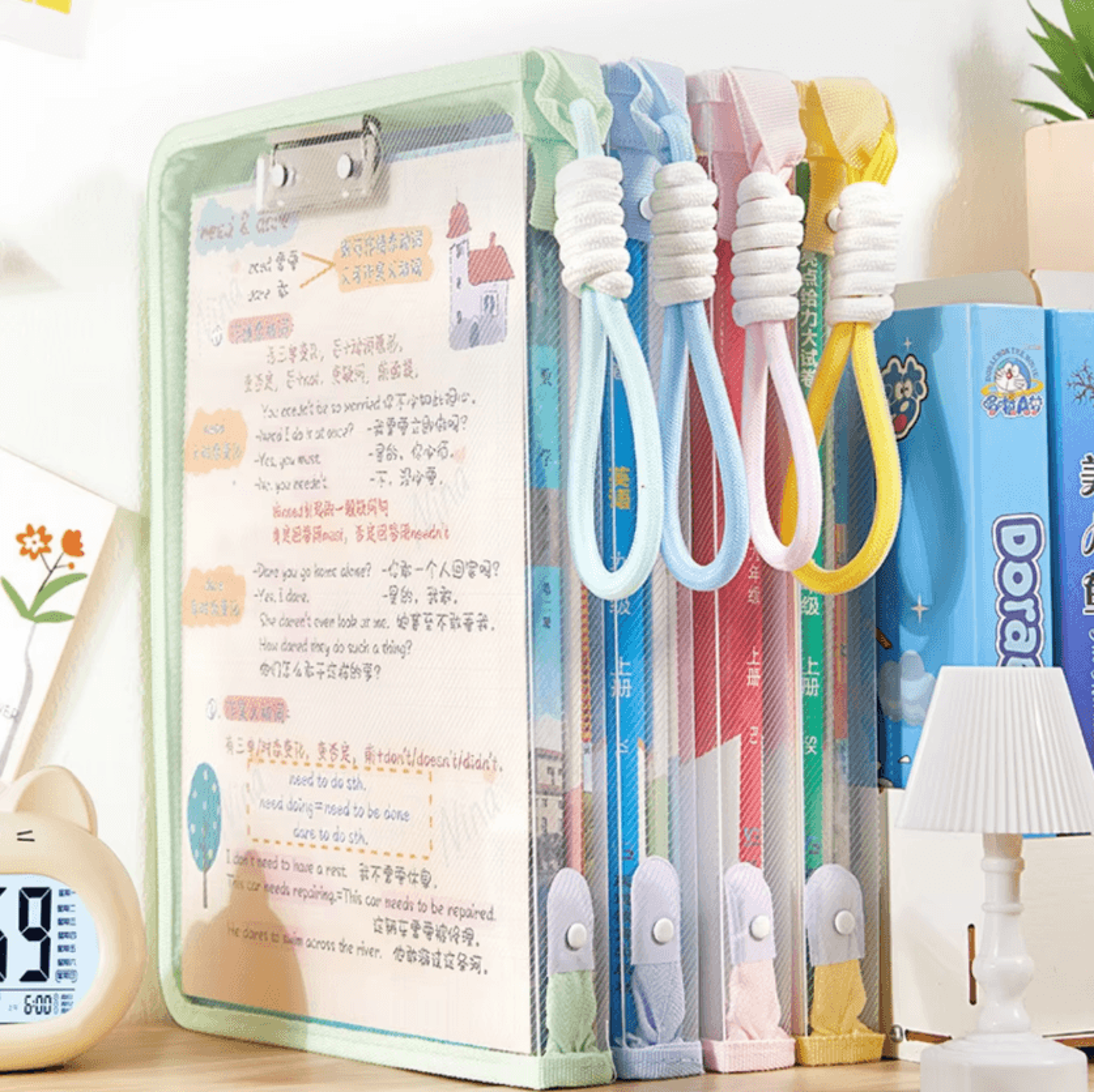 Transparent A4 Expandable Zipper Document Storage Bag 0