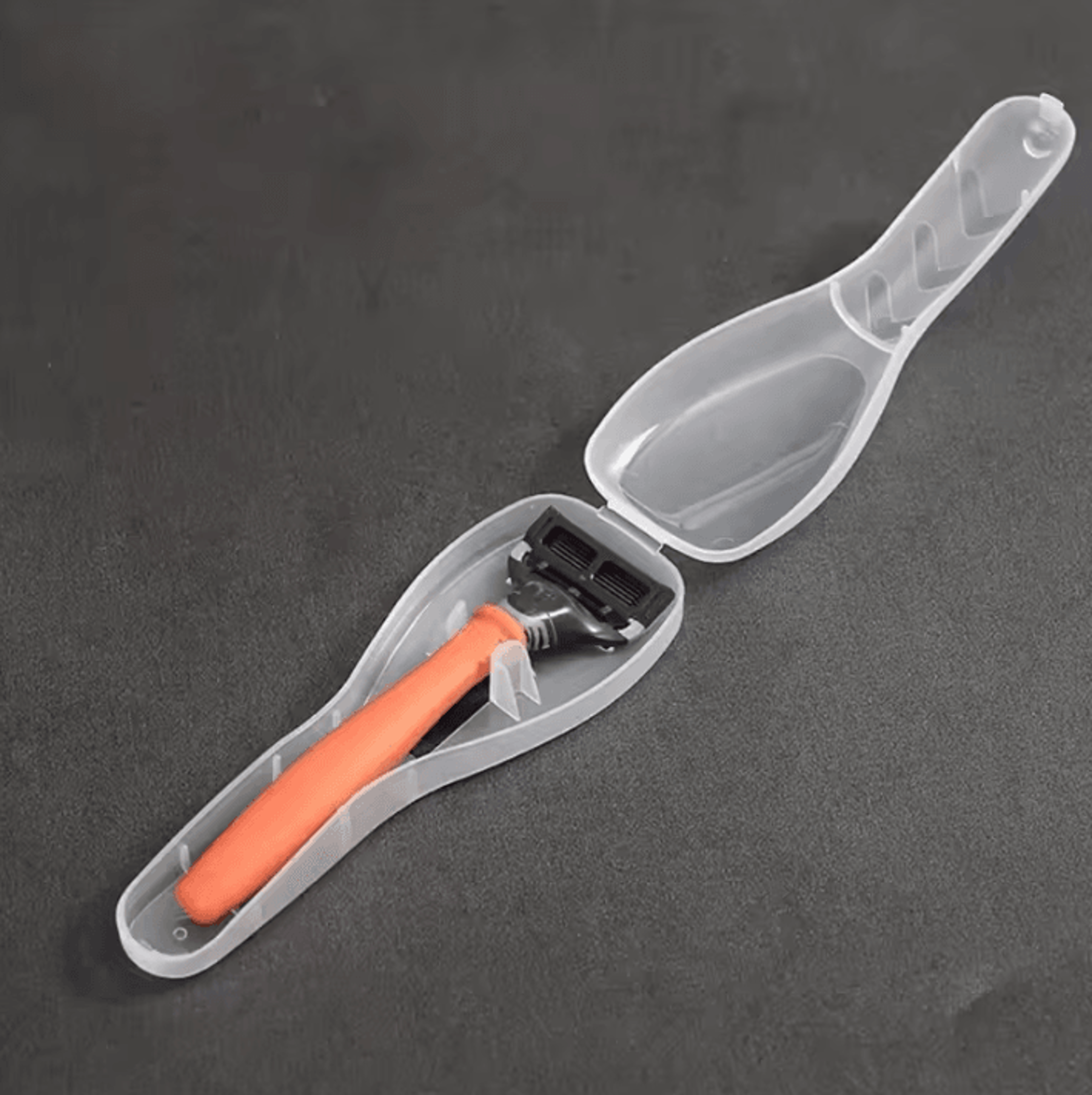 Clear Portable Travel Razor Protector Case 3