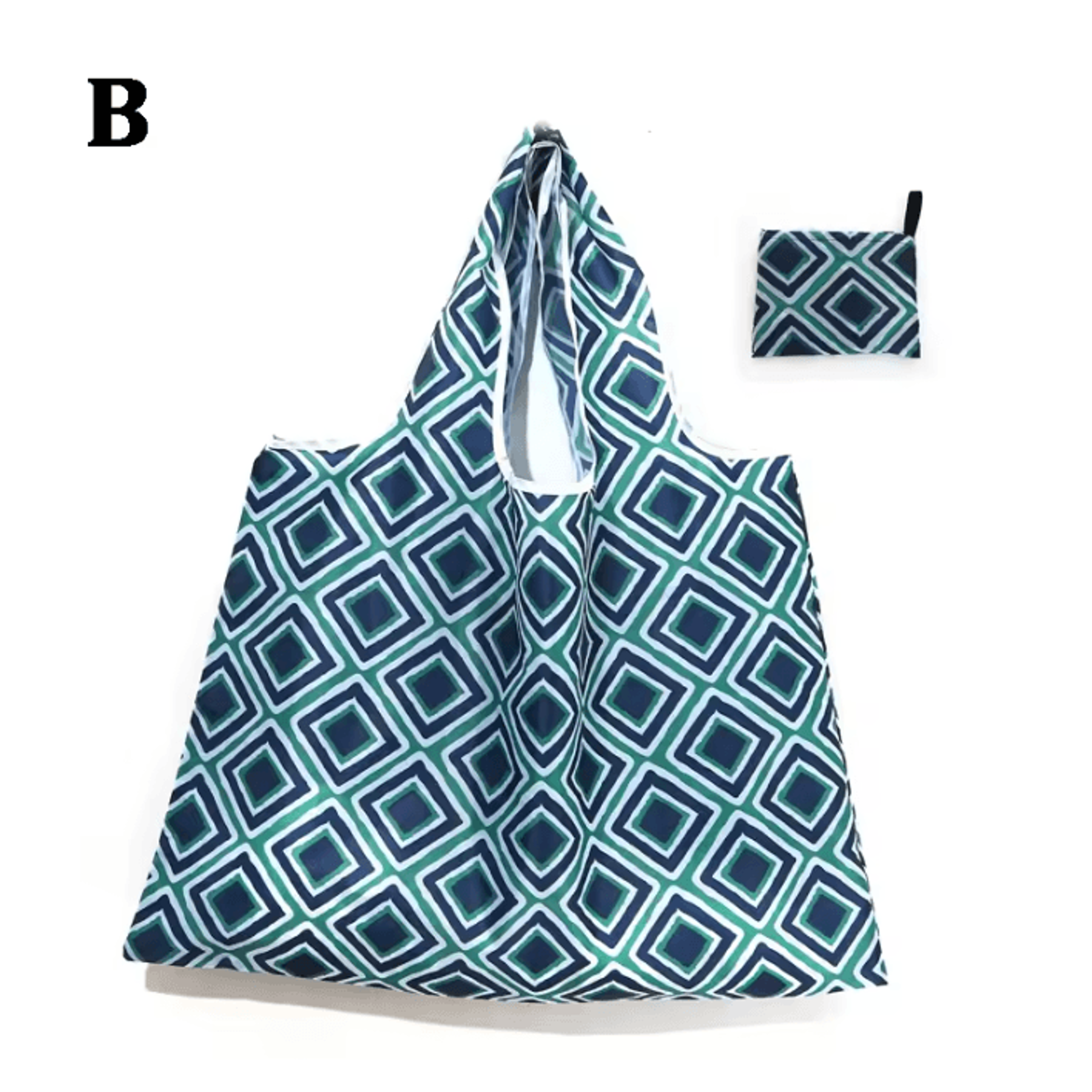 6 Pack Large Foldable Washable Boho Grocery Tote Bags 3