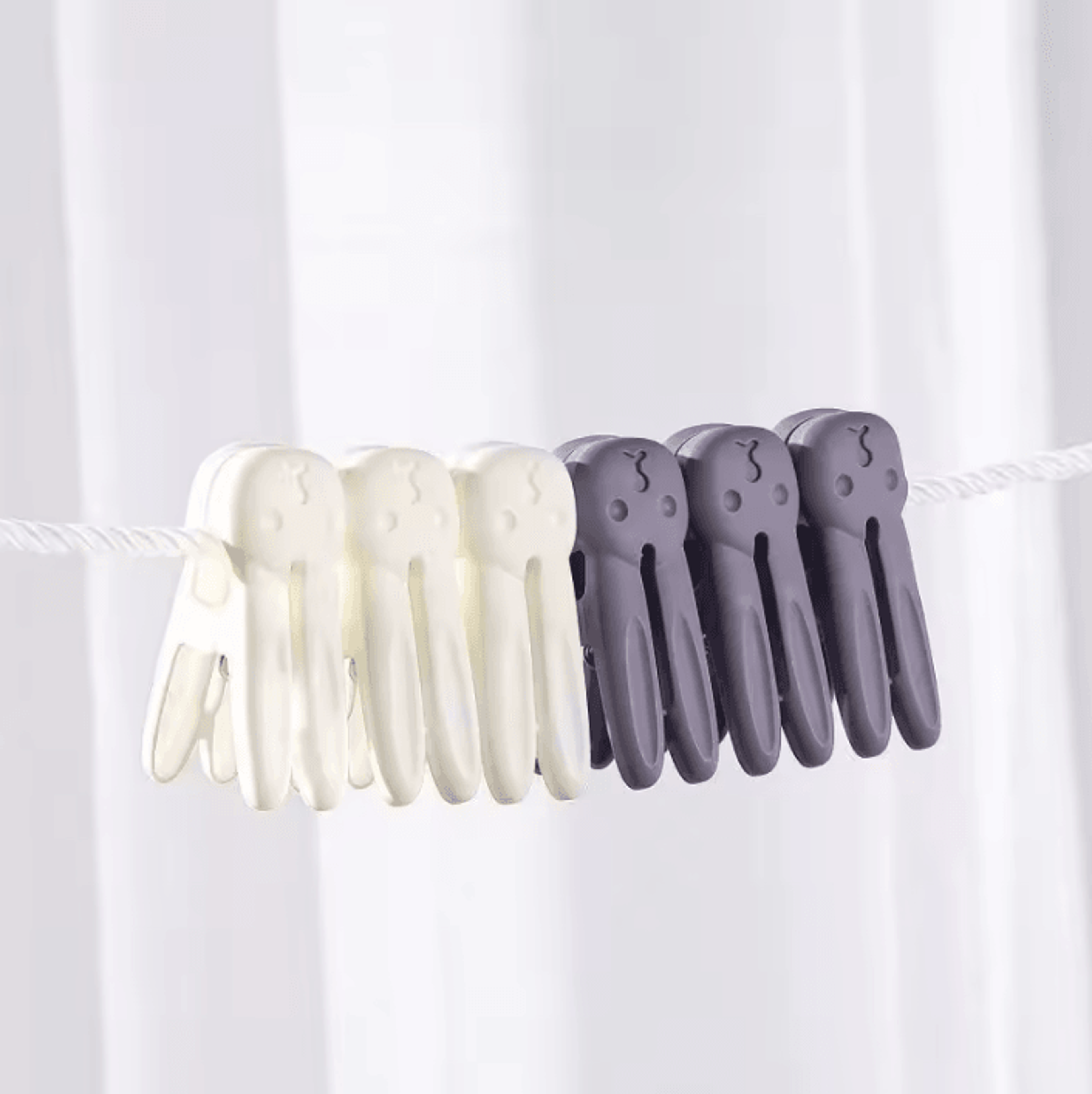 12Pcs Heavy Duty Windproof Clothes Pins For Laundry 2