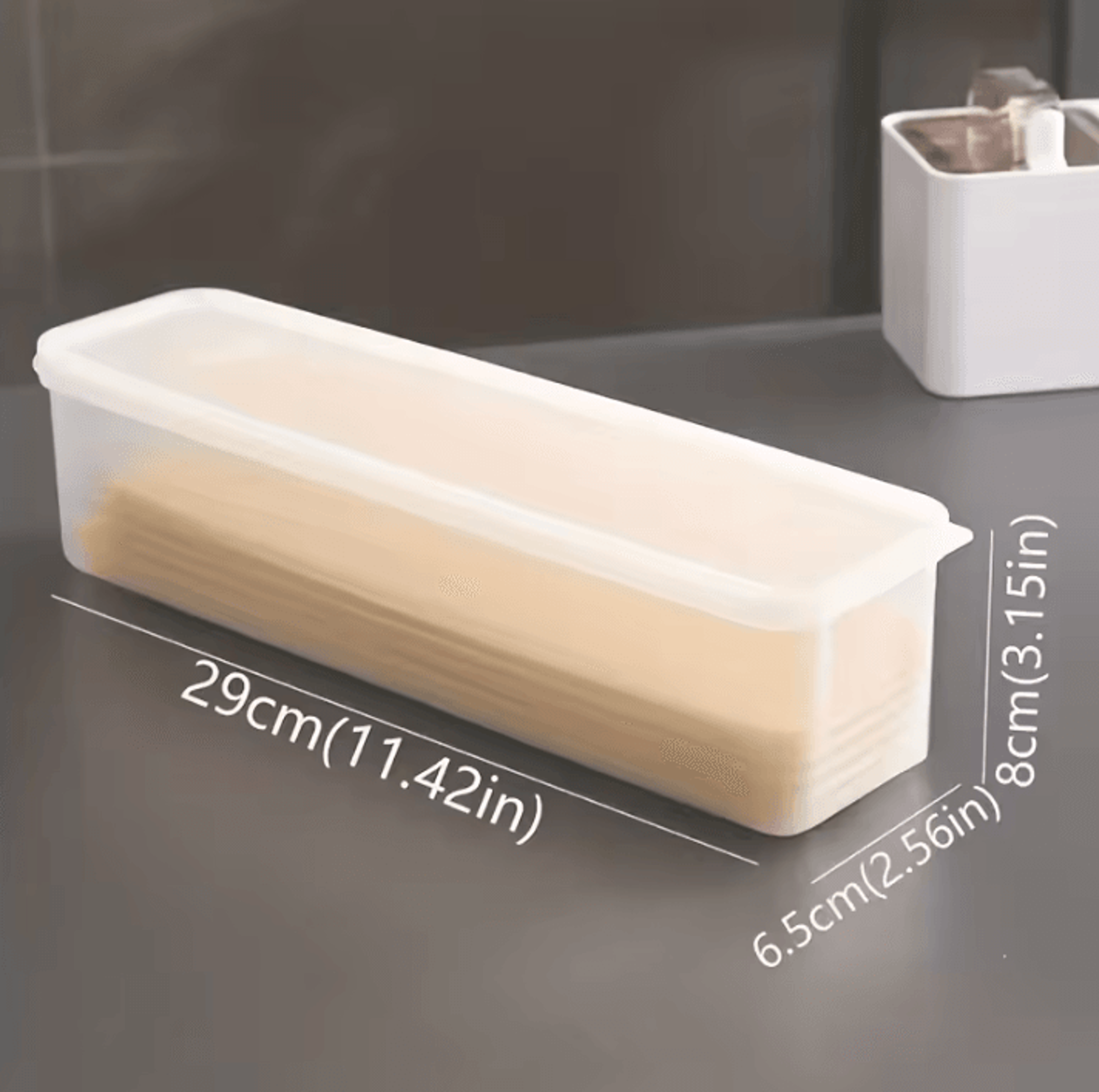 Airtight Spaghetti And Pasta Storage Container With Lid 4