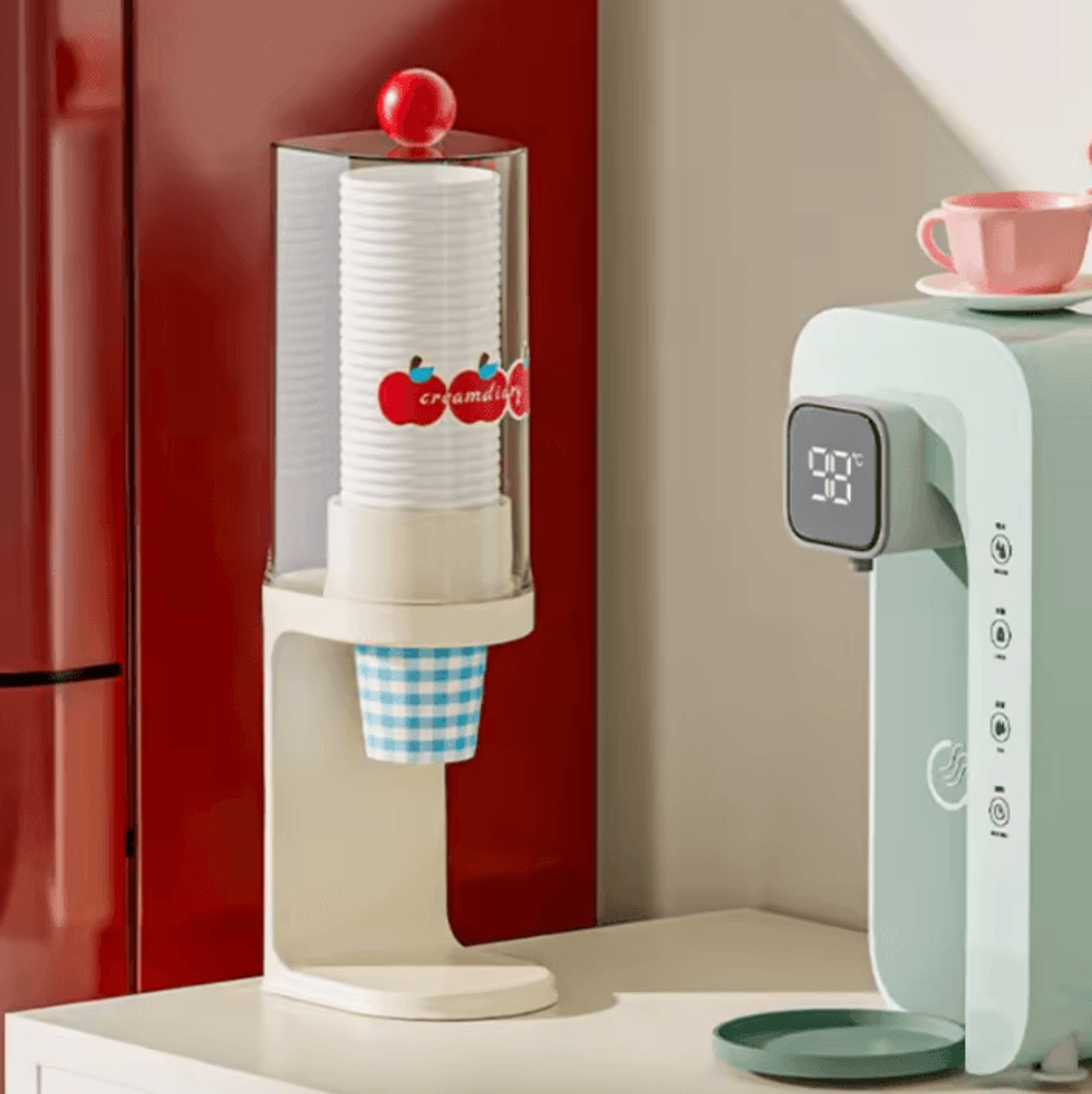 Pull Type Disposable Cup Dispenser For Water Cooler And Bathroom 0