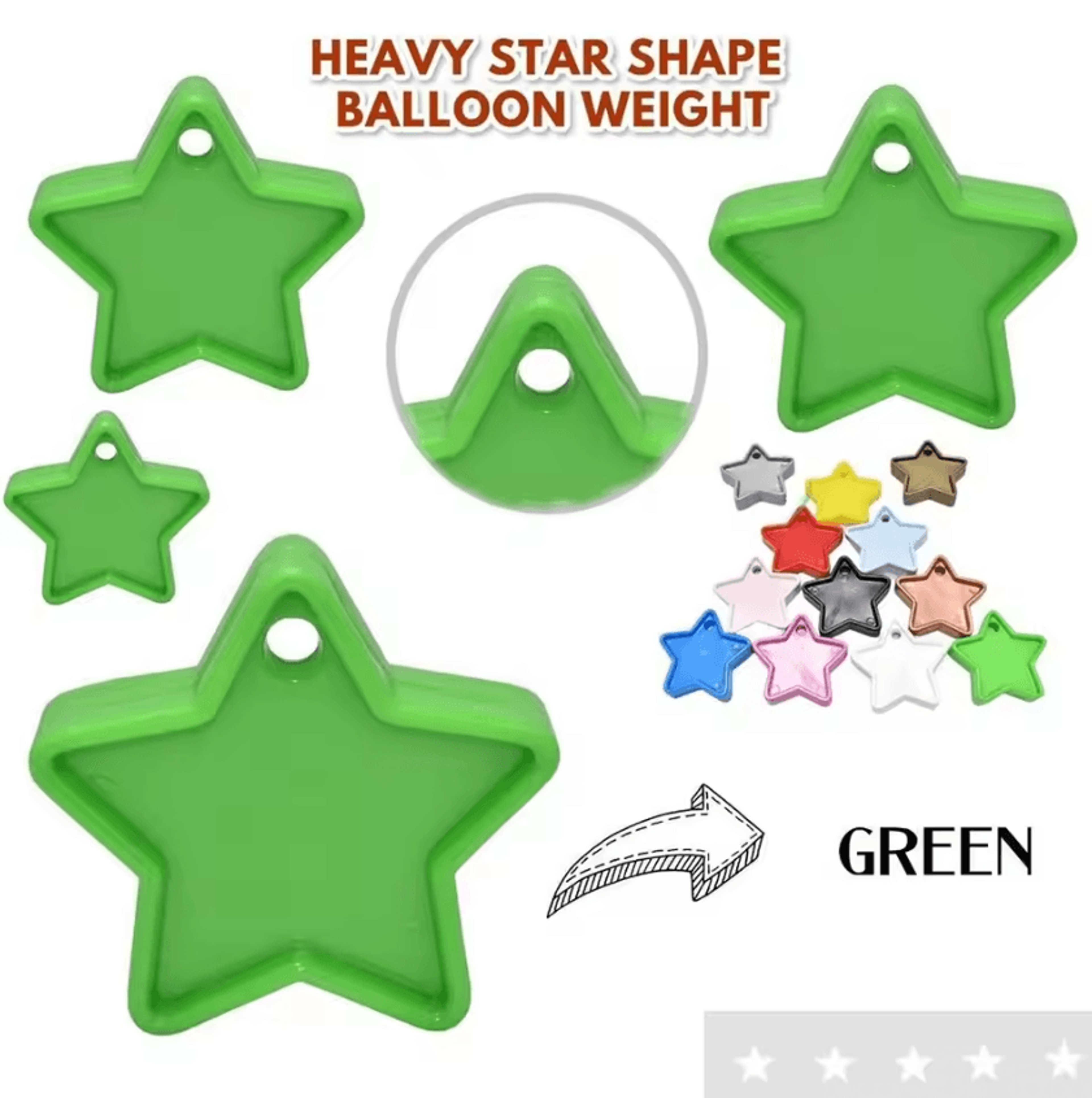 Reusable Aluminum Foil Balloon Weight For Party Decorations 1