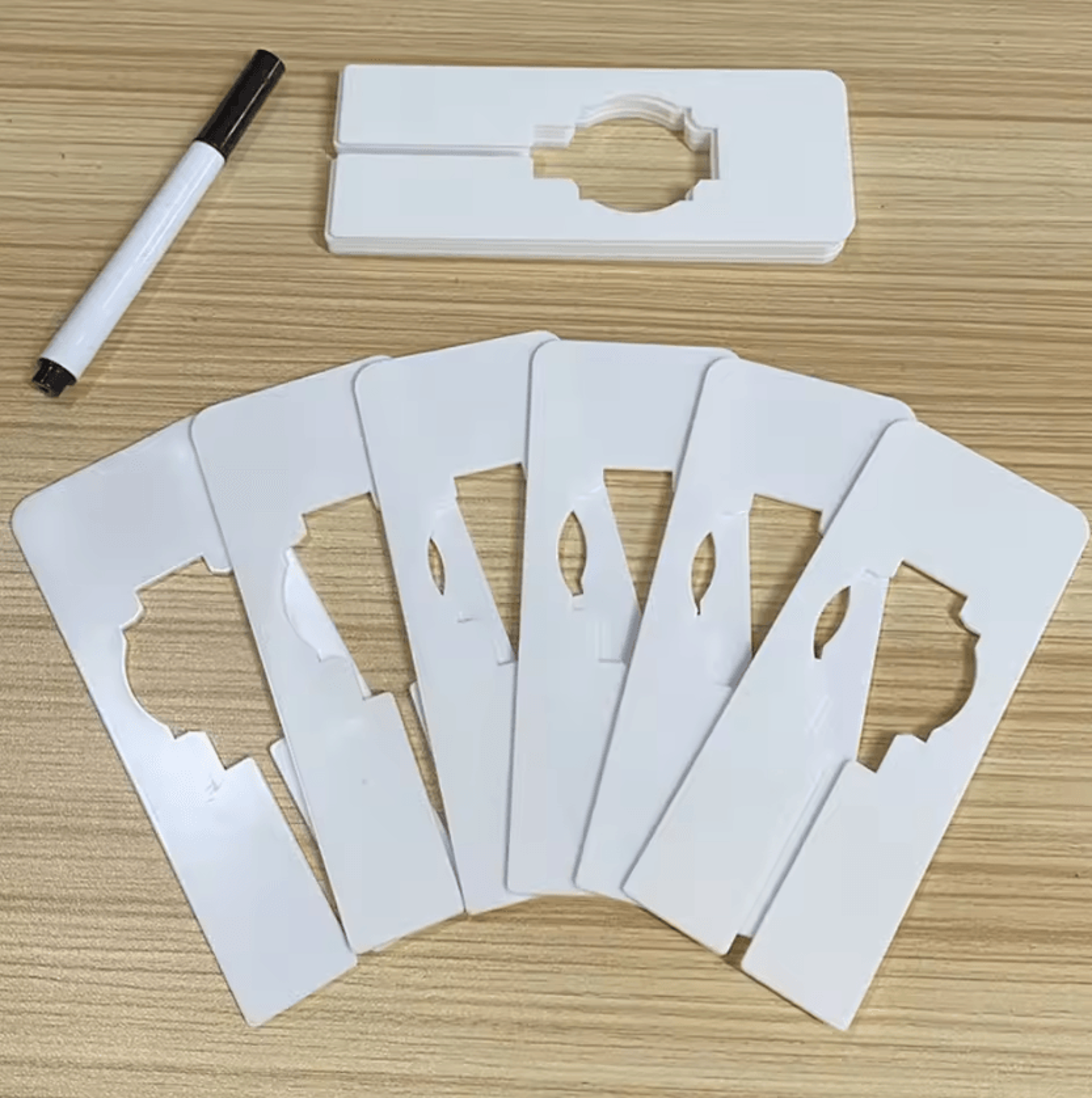 10Pcs Writable Reusable Clothes Size Dividers 1