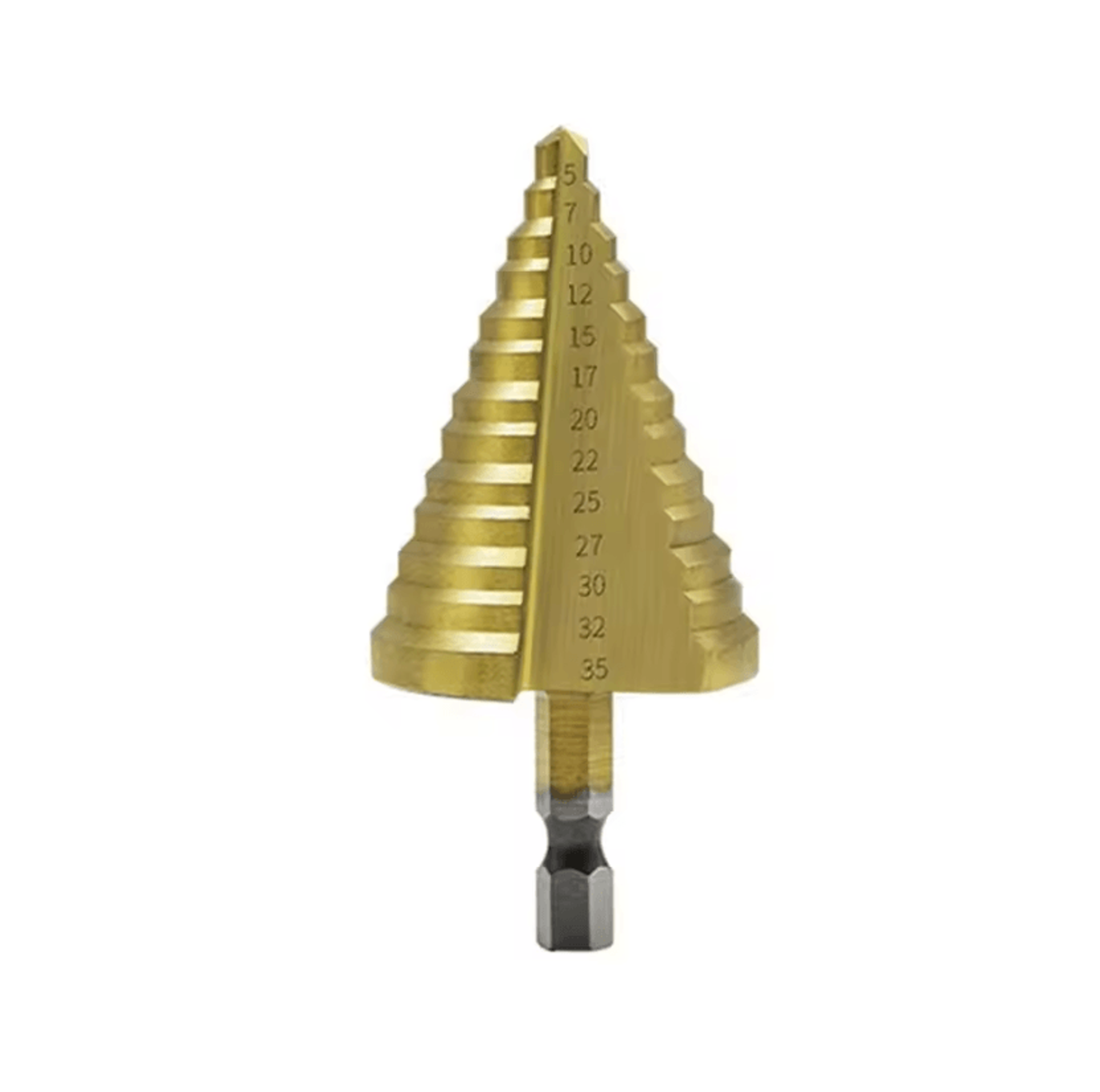 535mm Titanium Coated HSS Step Drill Bit 7
