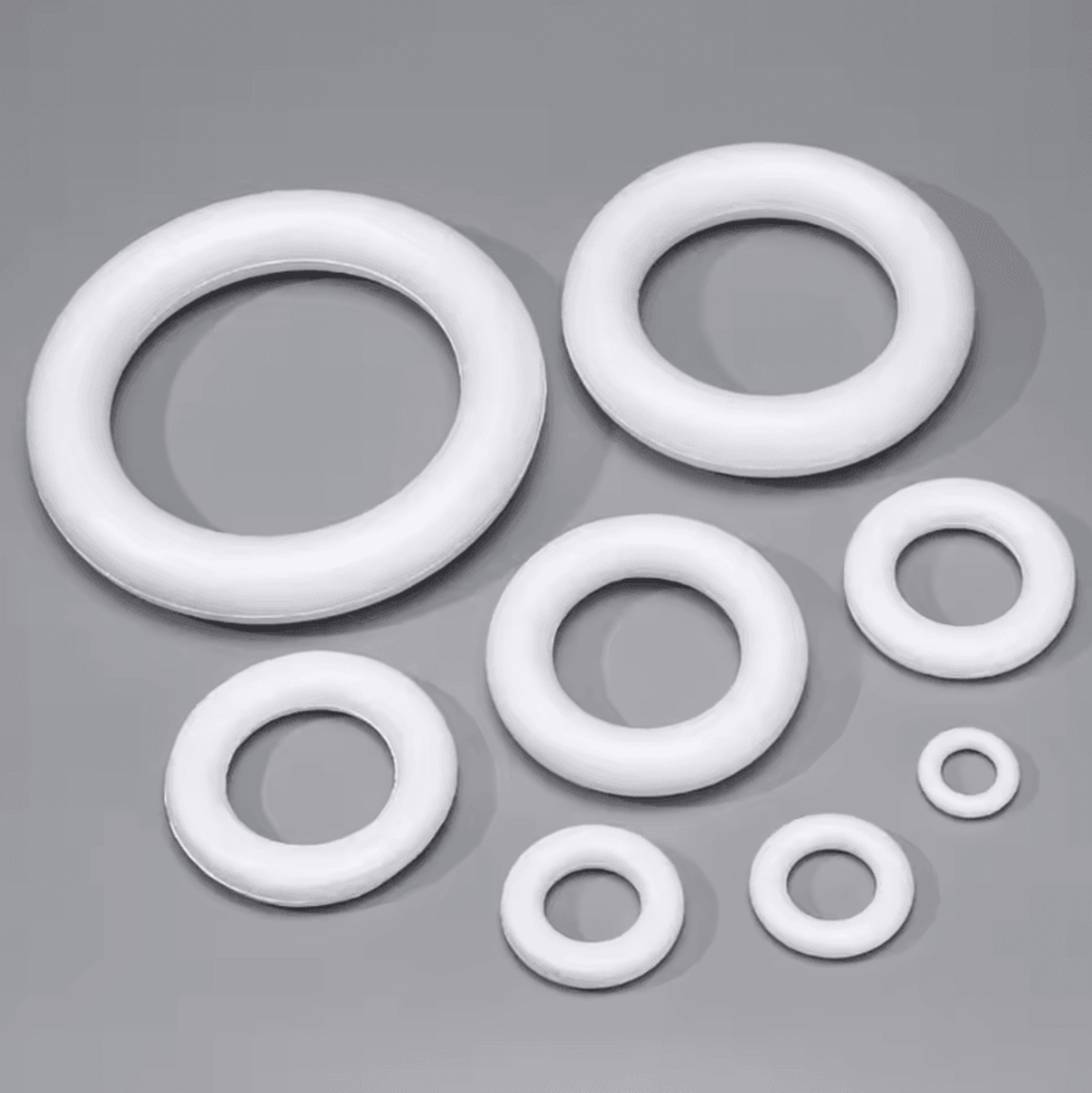 White Polystyrene Foam Ring For DIY Wreath Crafts 1