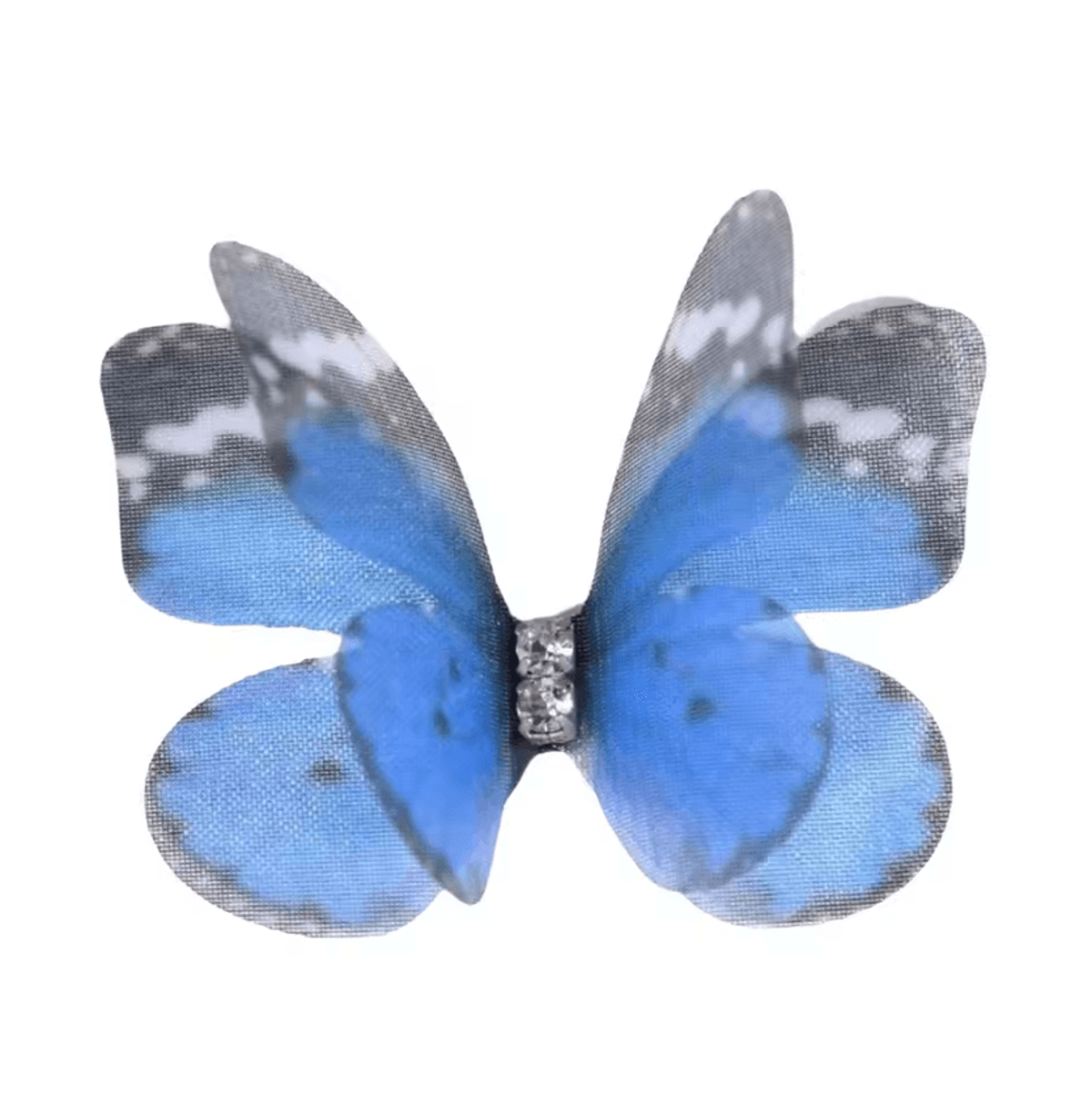 50Pcs 3D Gradient Organza Butterfly Appliques 2