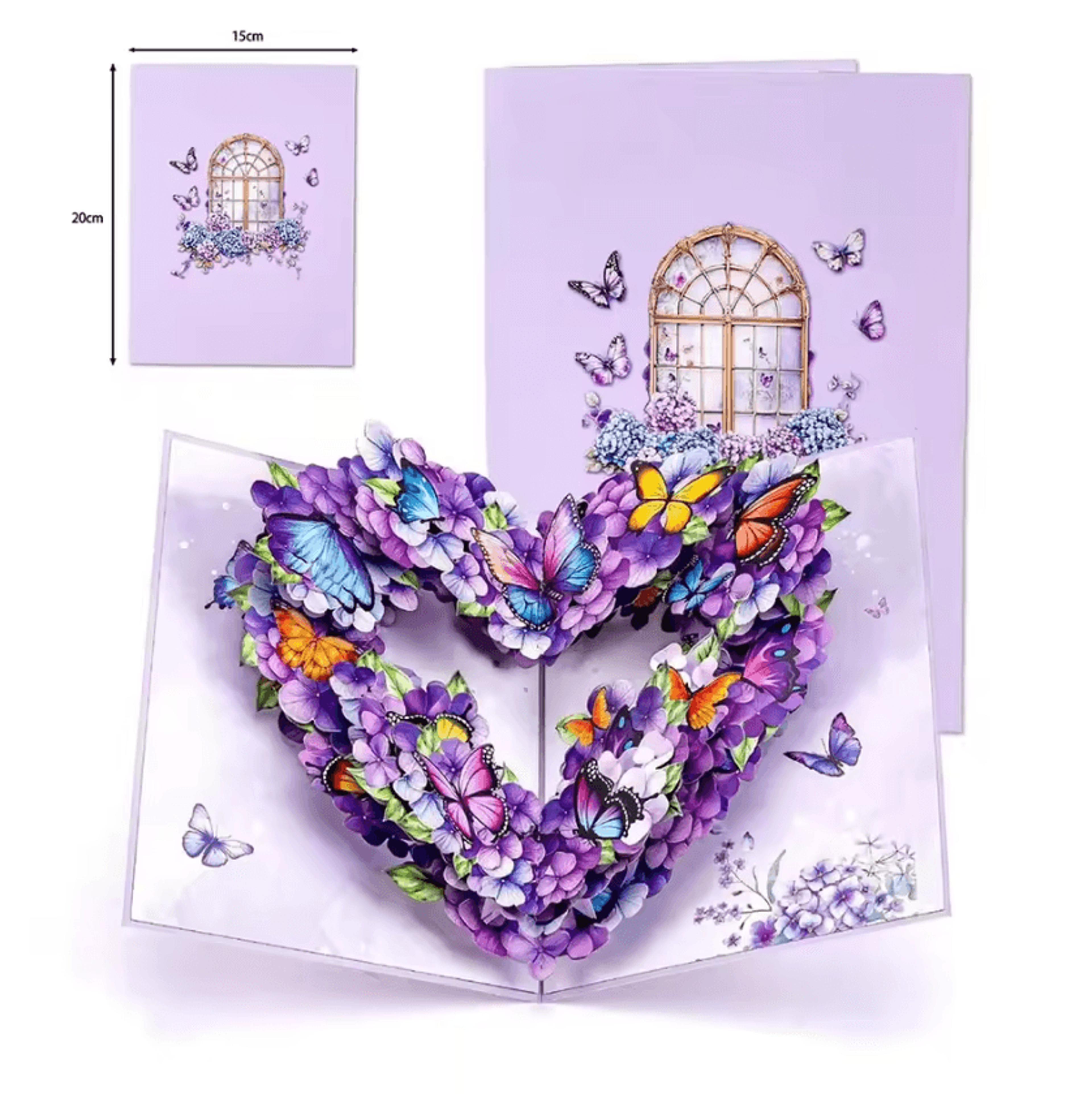 3D Love Tree Pop Up Anniversary Card 6