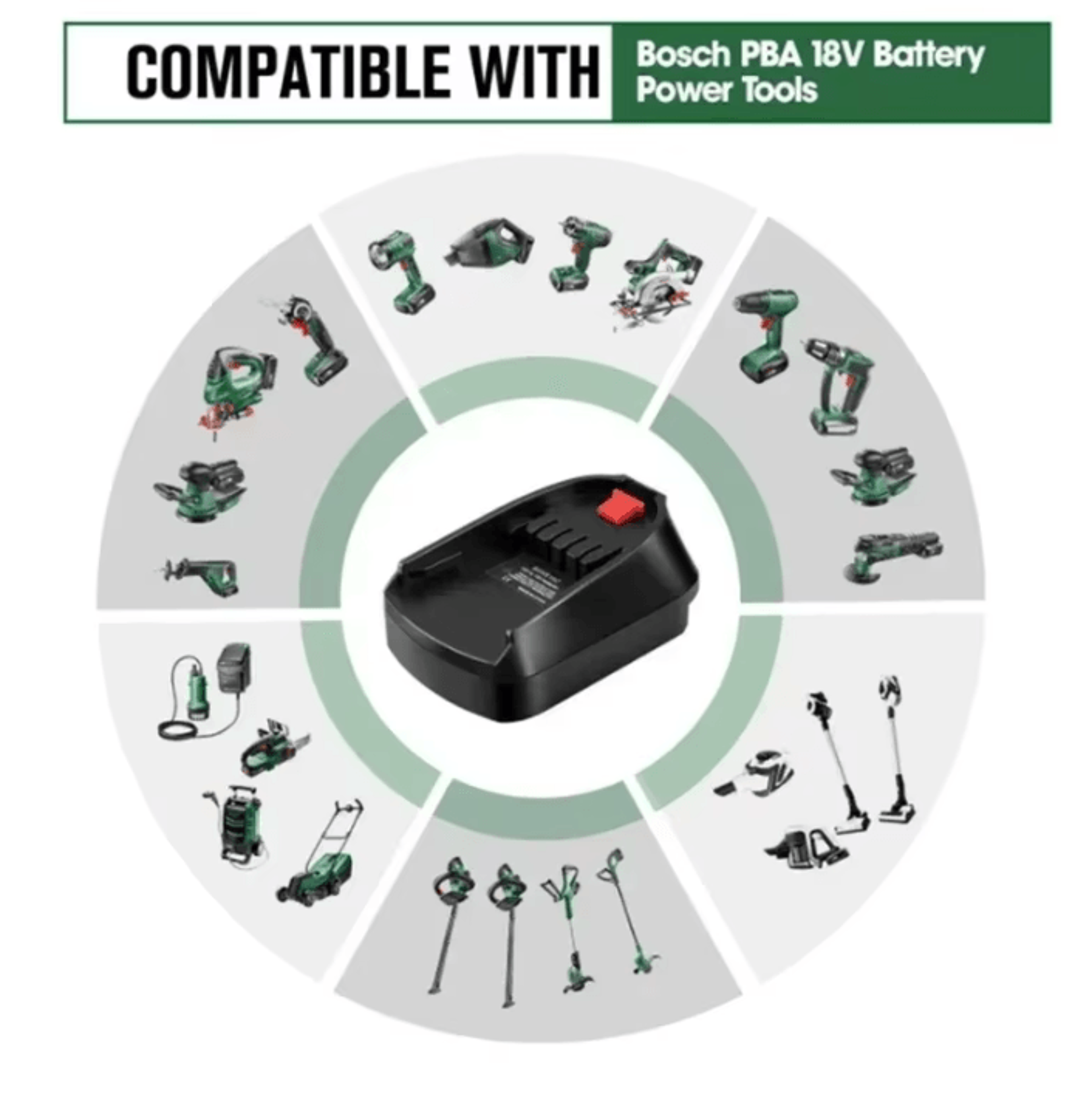 BOSB18C Battery Adapter For Bosch 18V Power Tools 2