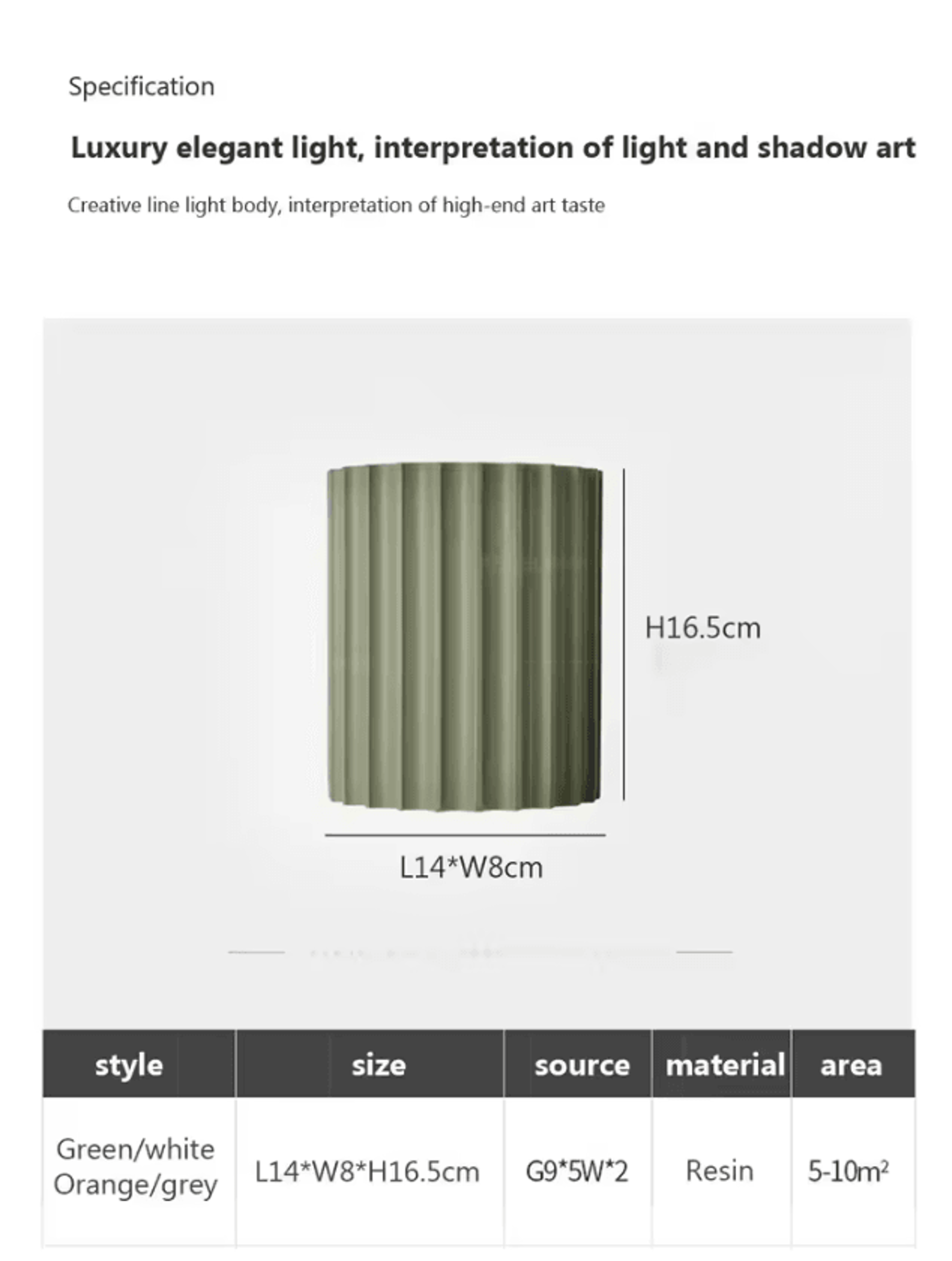 Modern Macaron Resin G9 LED Wall Sconce 4
