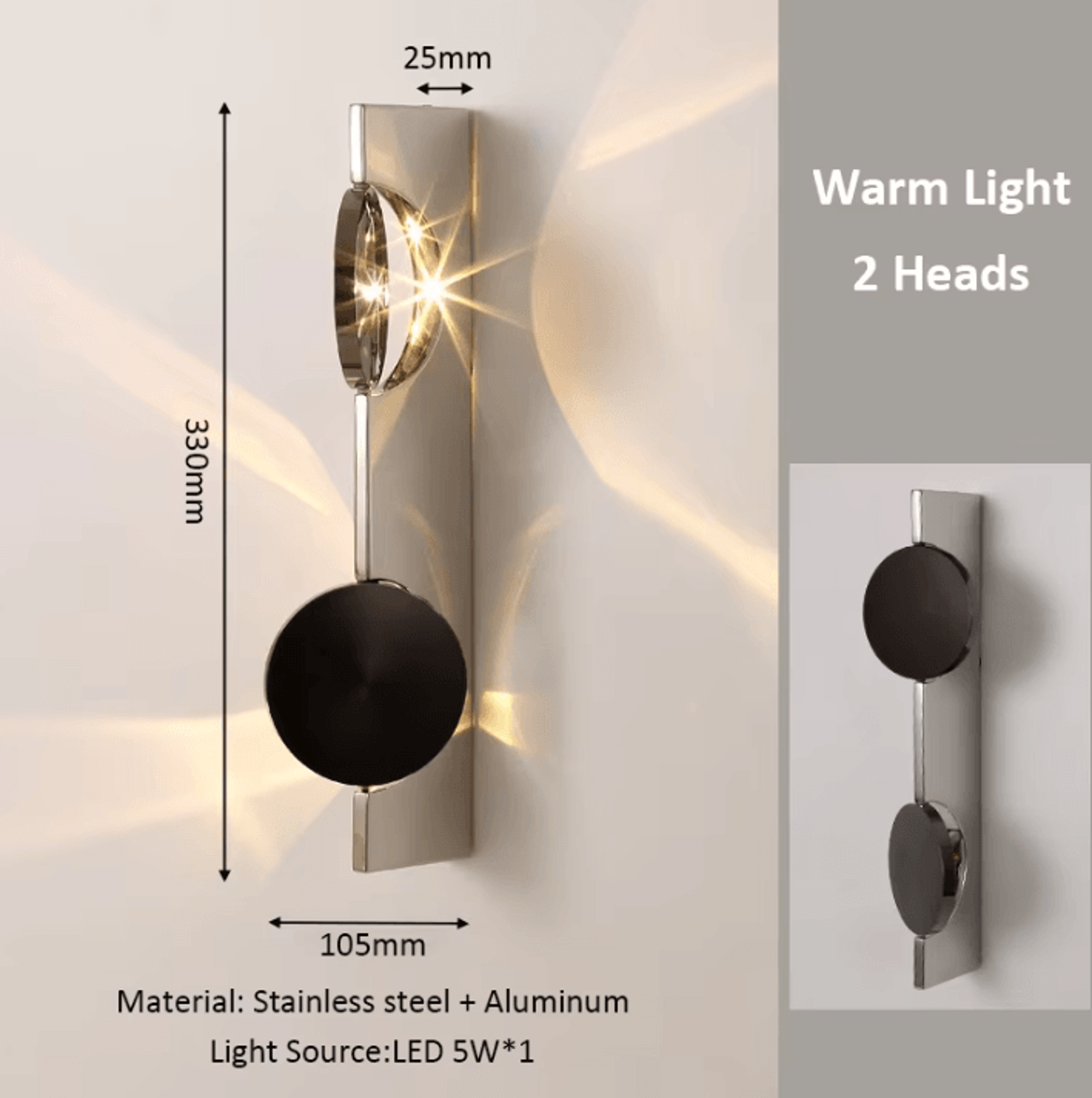 Artistic Corrugated LED Wall Sconce 4
