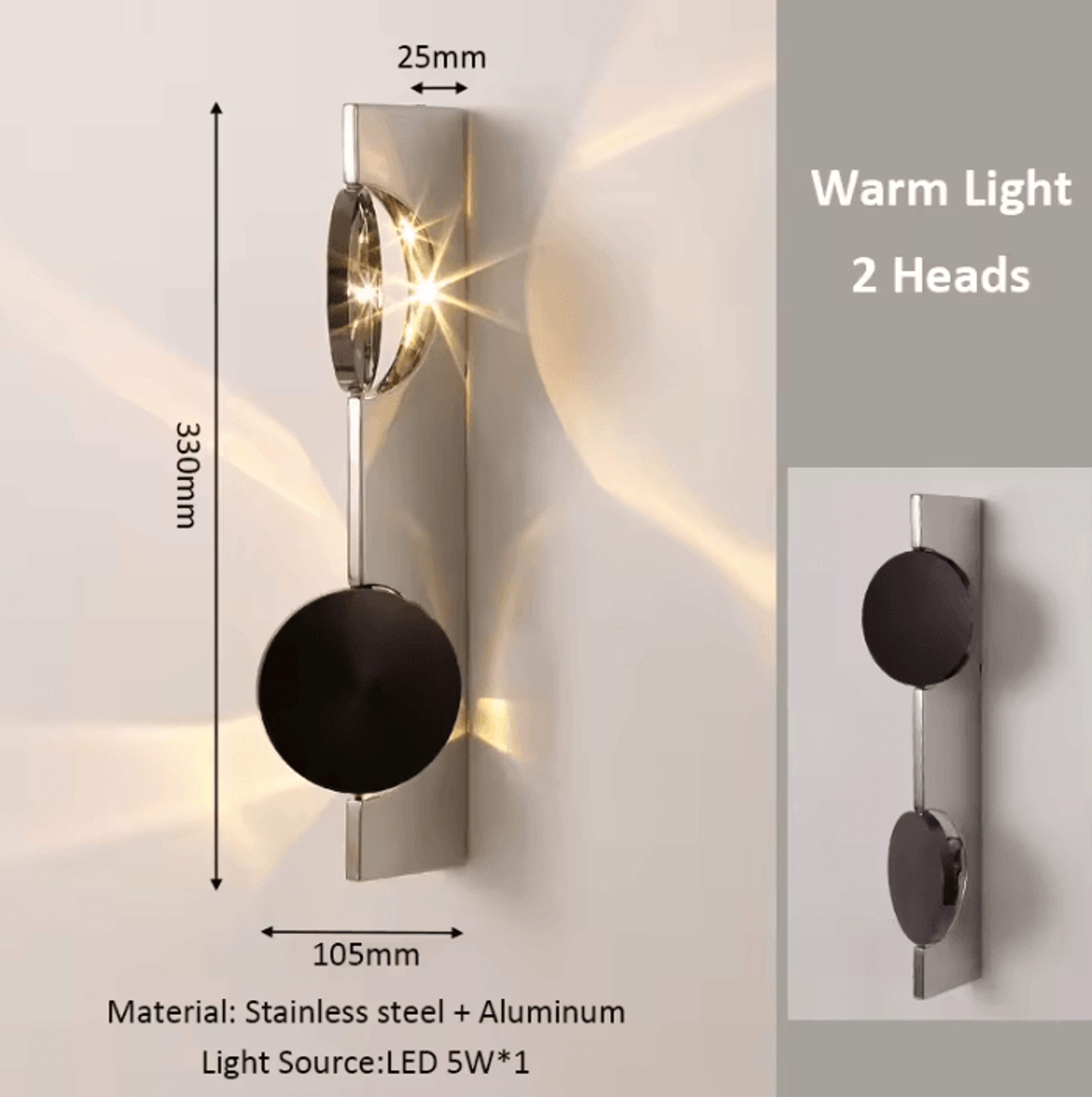 Artistic Corrugated LED Wall Sconce 6