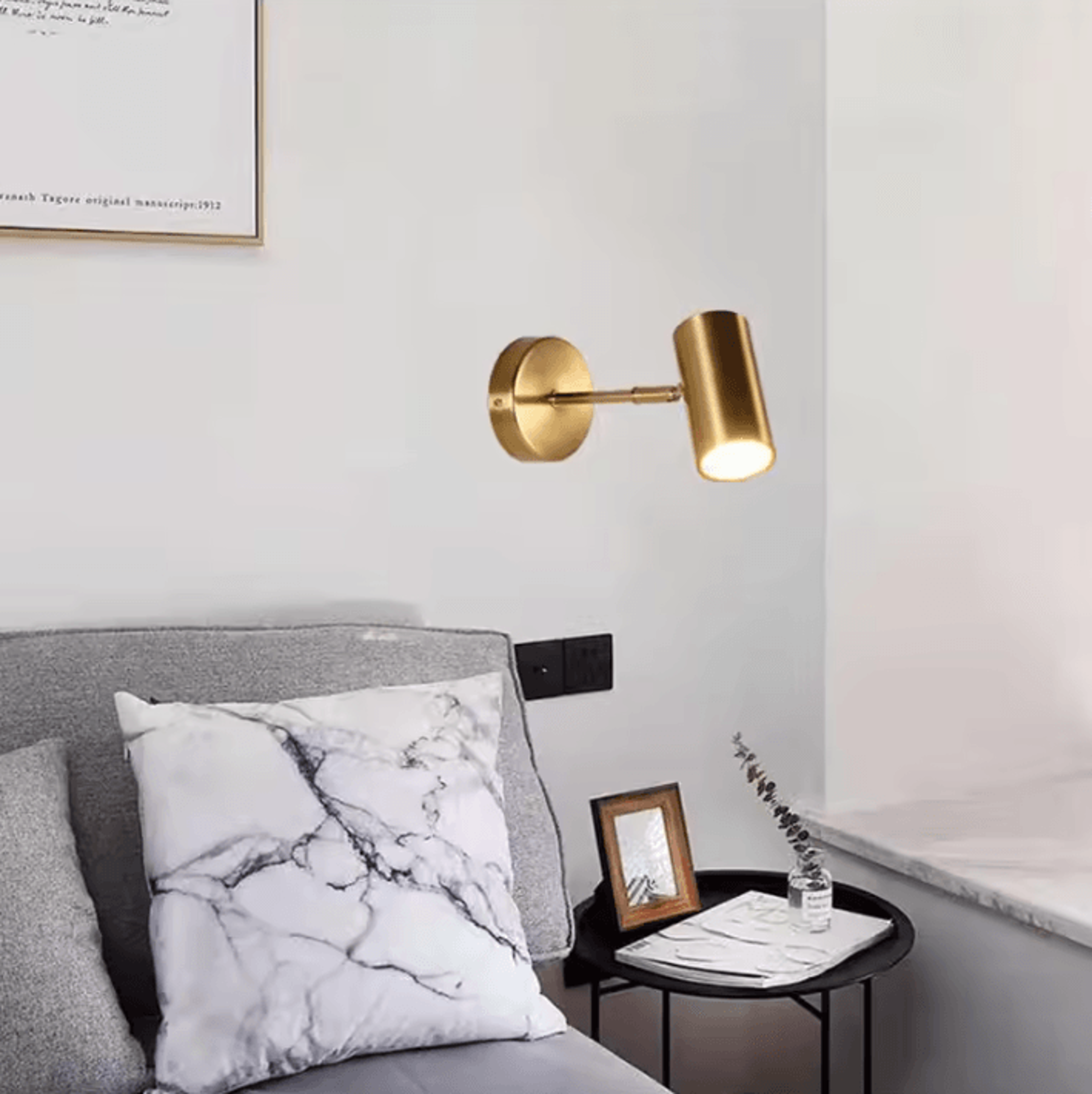 Modern Adjustable Gold LED Wall Lamp 3