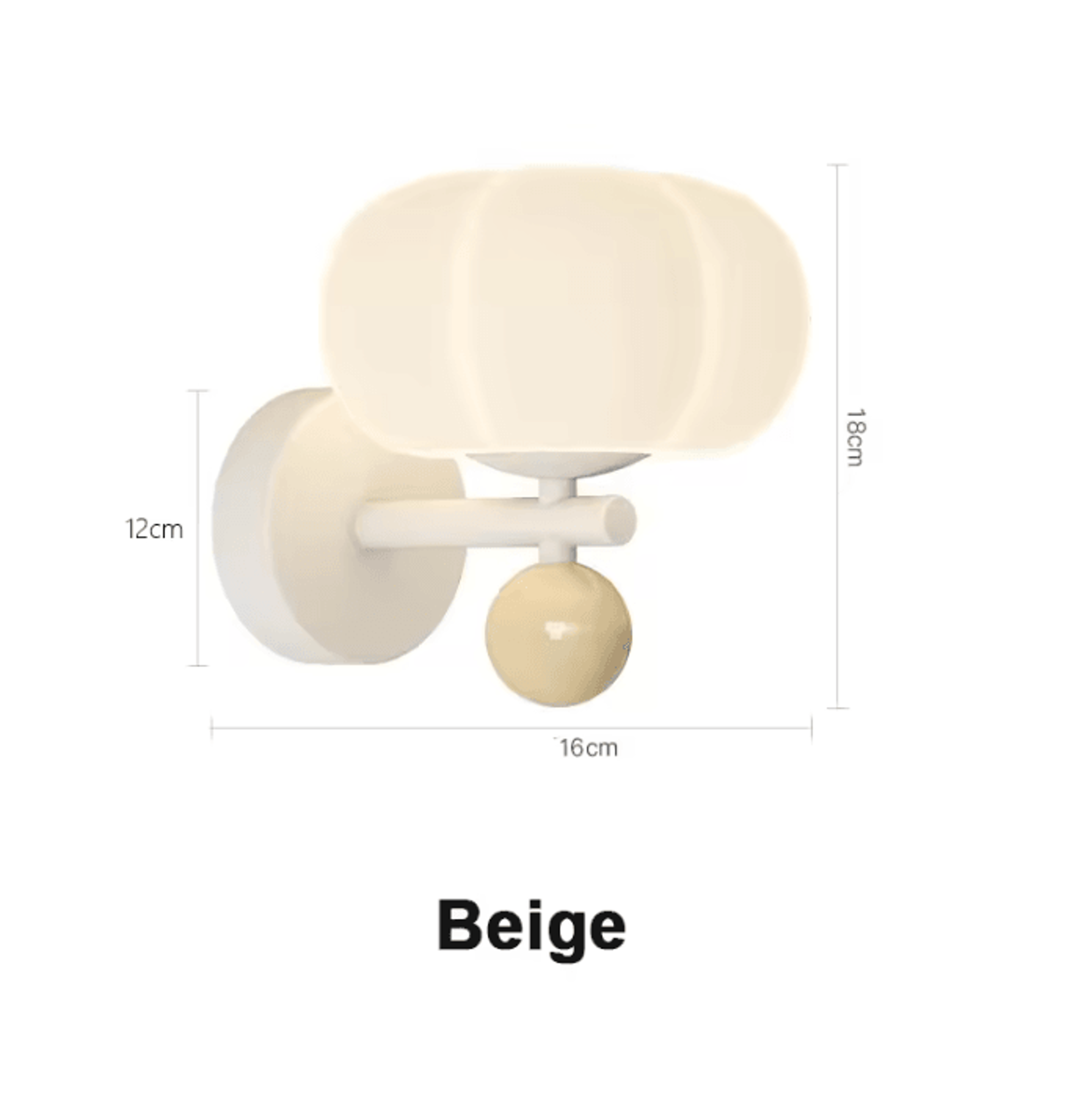 Nordic Pumpkin Shape Wall Lamp 7