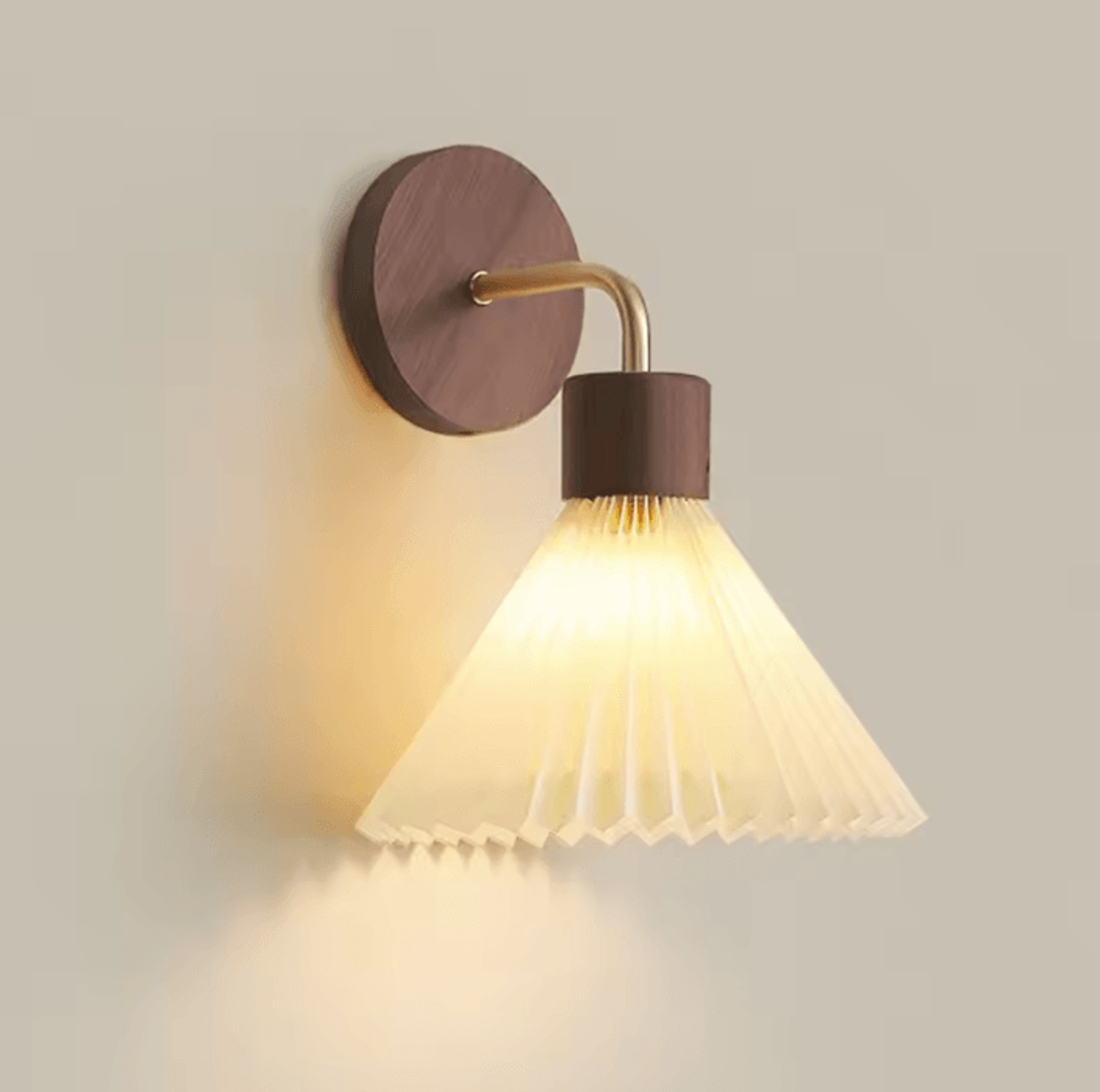 Nordic Wood E27 Bedside Wall Lamp 2