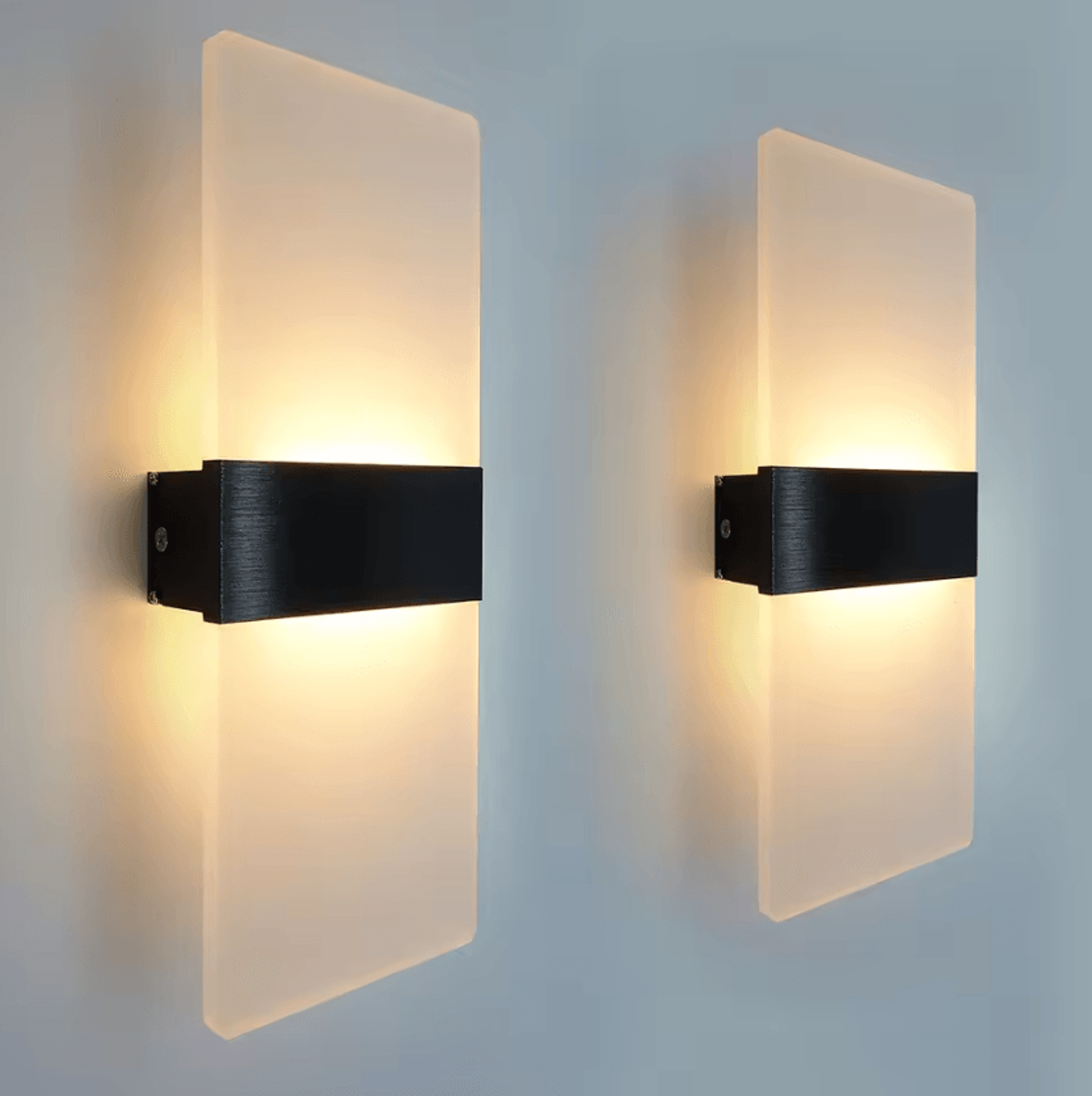 Modern 6W 12W Acrylic LED Wall Light 4