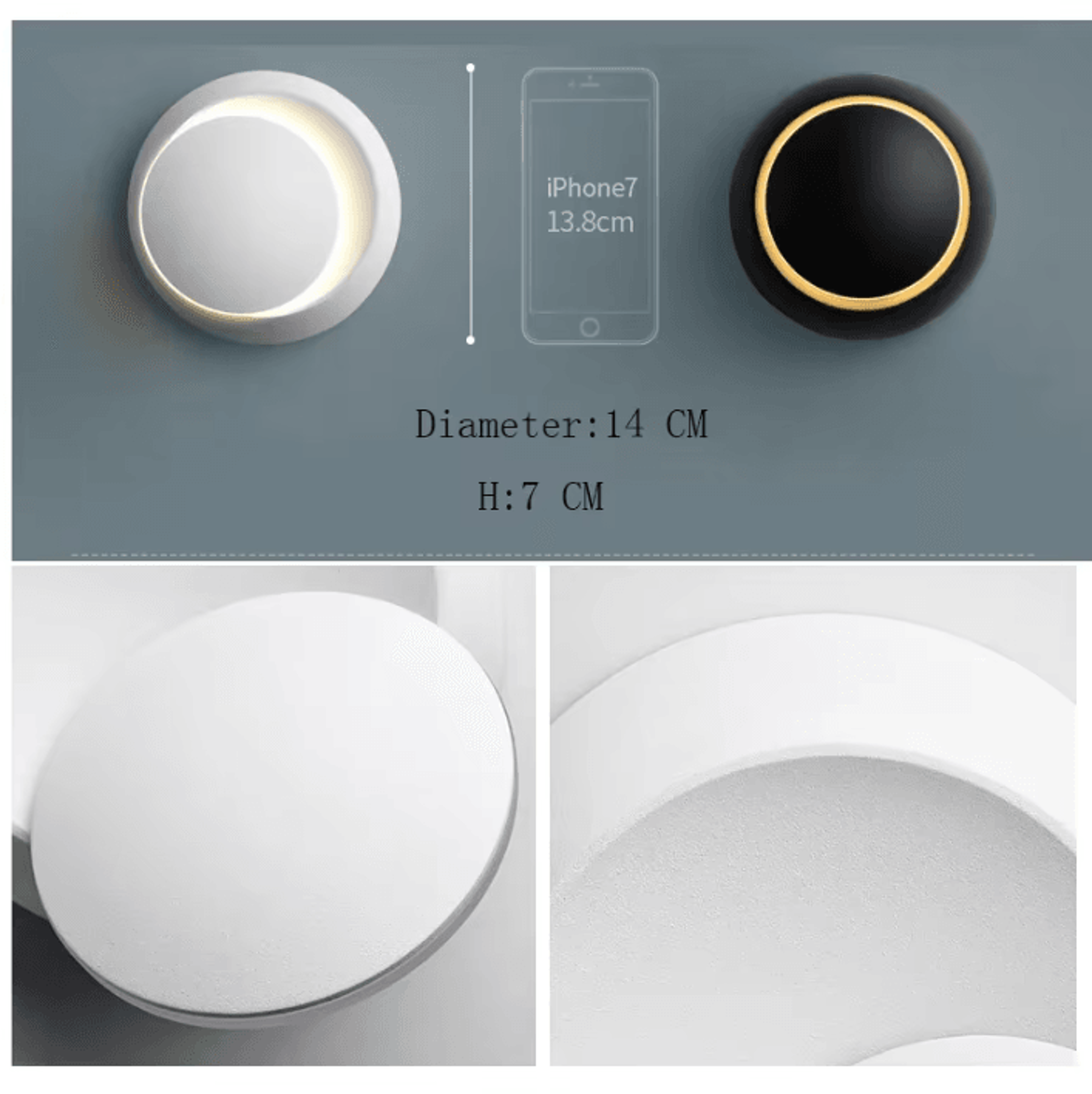 5W Rotatable LED Wall Sconce Modern Adjustable Wall Light 3