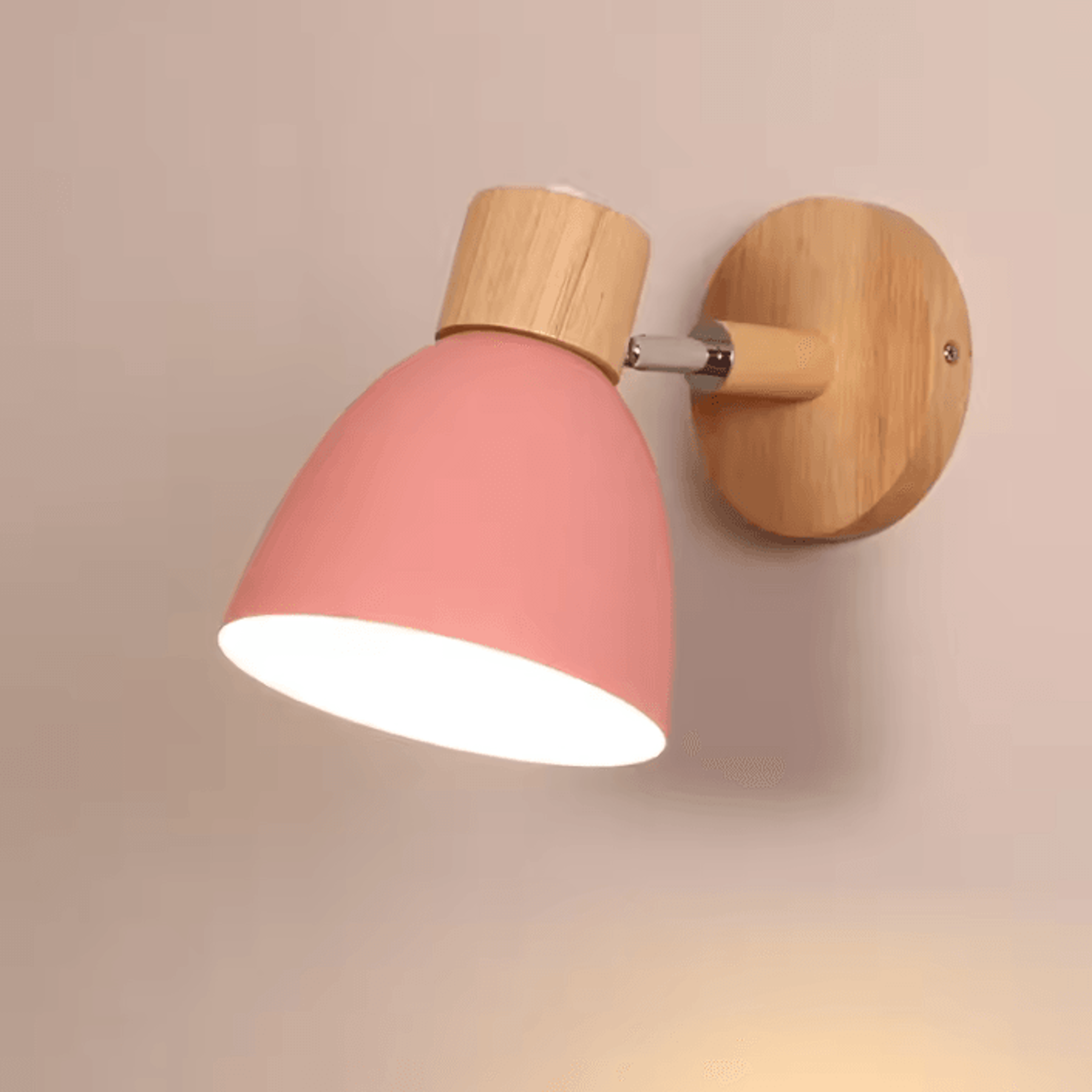Nordic Macaroon Wall Light Adjustable E27 Bedside Sconce 2